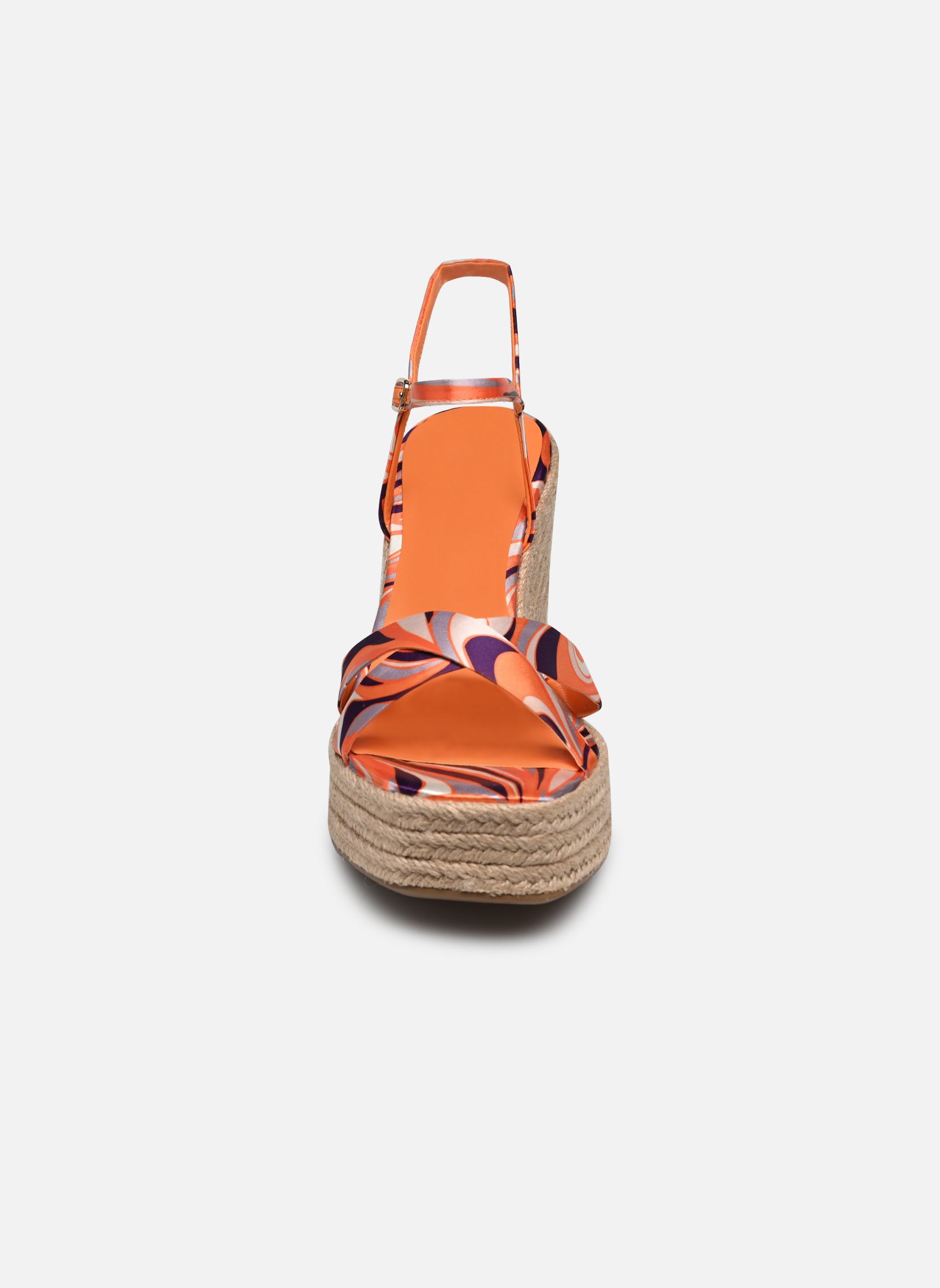 Sandalen met sleehak en plateau 28063-30 dames oranje Tamaris Sandalen met sleehak en plateau 28063-30 dames oranje ORANGE COMB