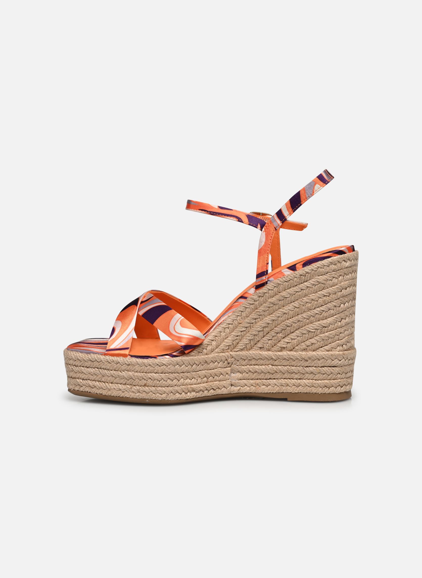 Sandalen met sleehak en plateau 28063-30 dames oranje Tamaris Sandalen met sleehak en plateau 28063-30 dames oranje ORANGE COMB