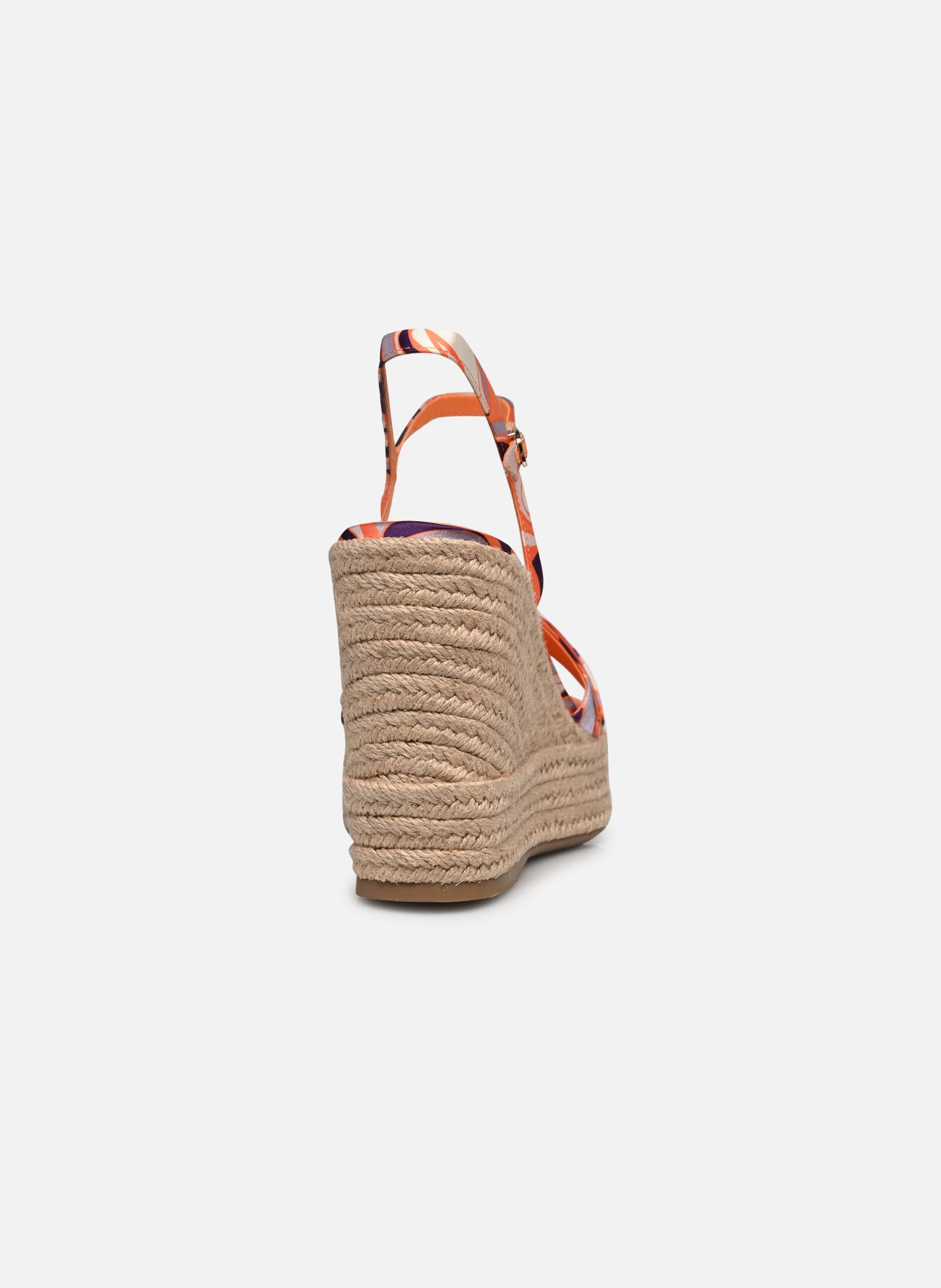 Sandalen met sleehak en plateau 28063-30 dames oranje Tamaris Sandalen met sleehak en plateau 28063-30 dames oranje ORANGE COMB