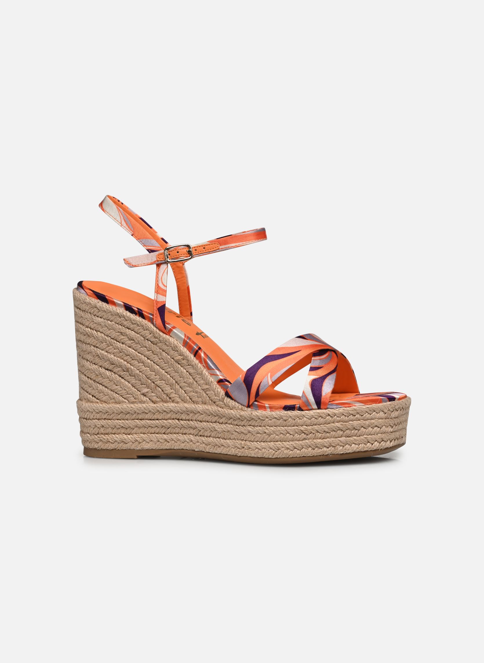 Sandalen met sleehak en plateau 28063-30 dames oranje Tamaris Sandalen met sleehak en plateau 28063-30 dames oranje ORANGE COMB
