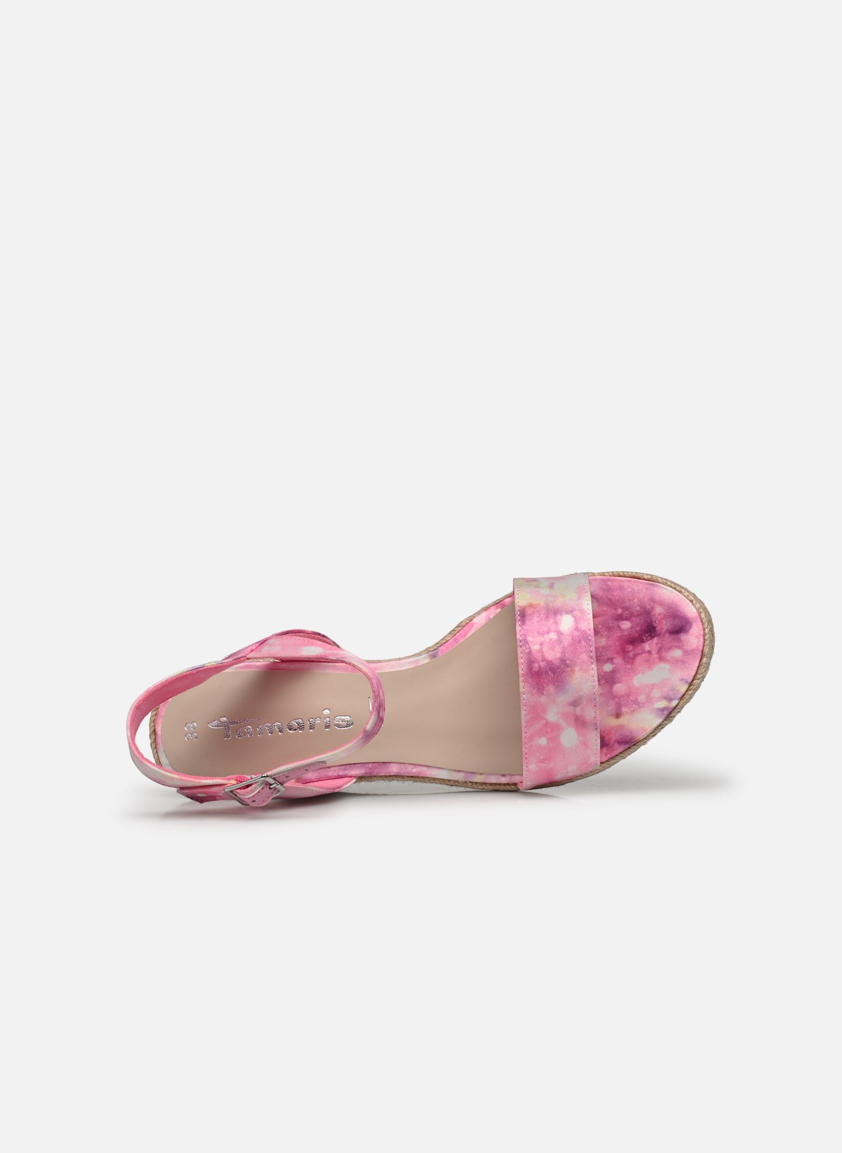 Sandales compensées et plateformes 28300-20 femme rose Tamaris Sandales compensées et plateformes 28300-20 femme rose ROSE COMB