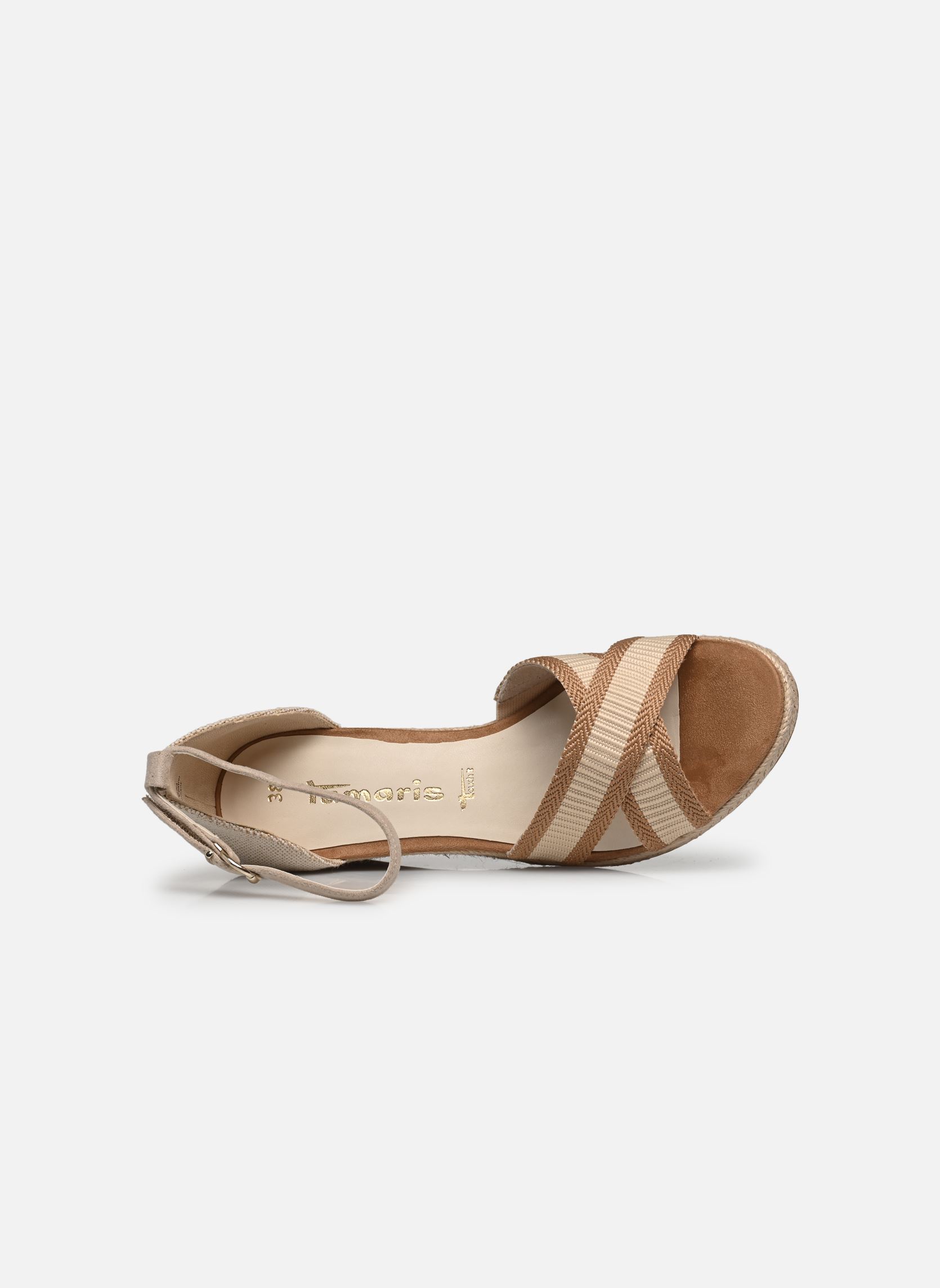Sandali con zeppa e plateau 28343-20 donna marrone Tamaris Sandali con zeppa e plateau 28343-20 donna marrone CAMEL
