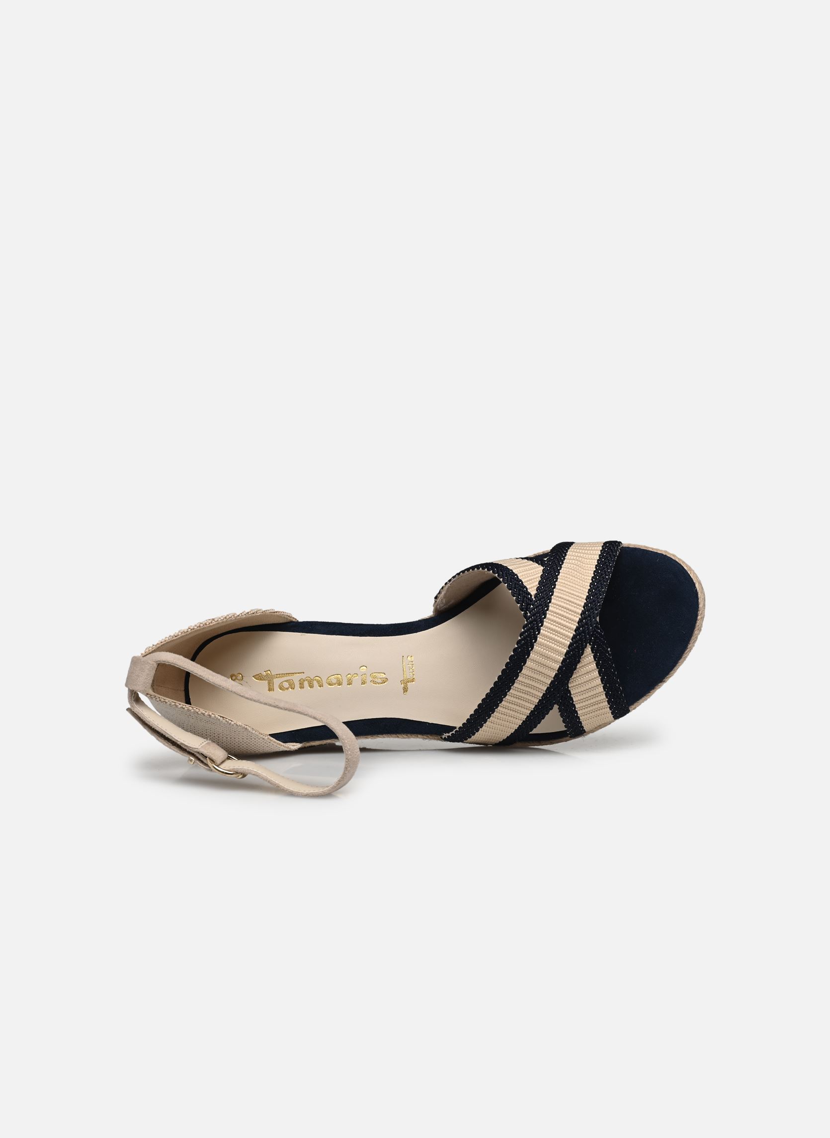 Sandali con zeppa e plateau 28343-20 donna blu Tamaris Sandali con zeppa e plateau 28343-20 donna blu NAVY
