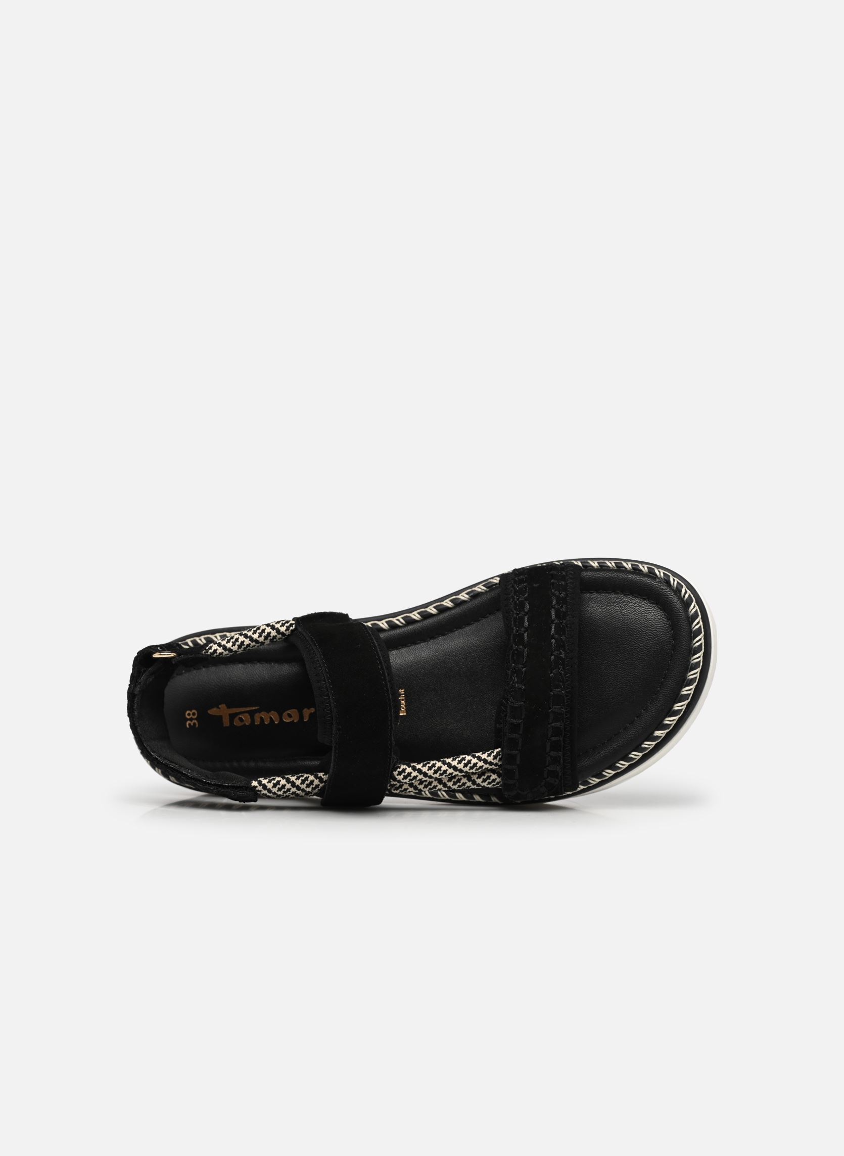 Keil- und Plateausandalen 28707-20 damen schwarz Tamaris Keil- und Plateausandalen 28707-20 damen schwarz BLACK