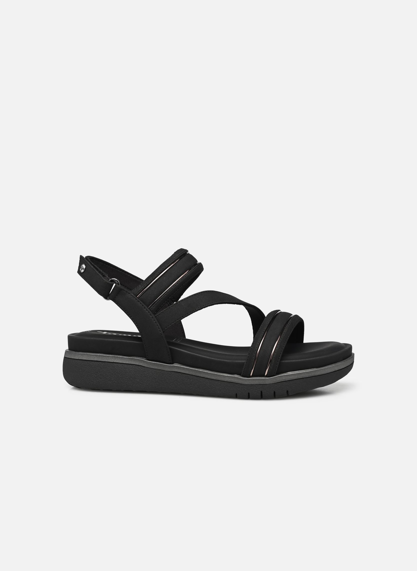 Sandales compensées et plateformes 28715-20 femme noir Tamaris Sandales compensées et plateformes 28715-20 femme noir BLACK