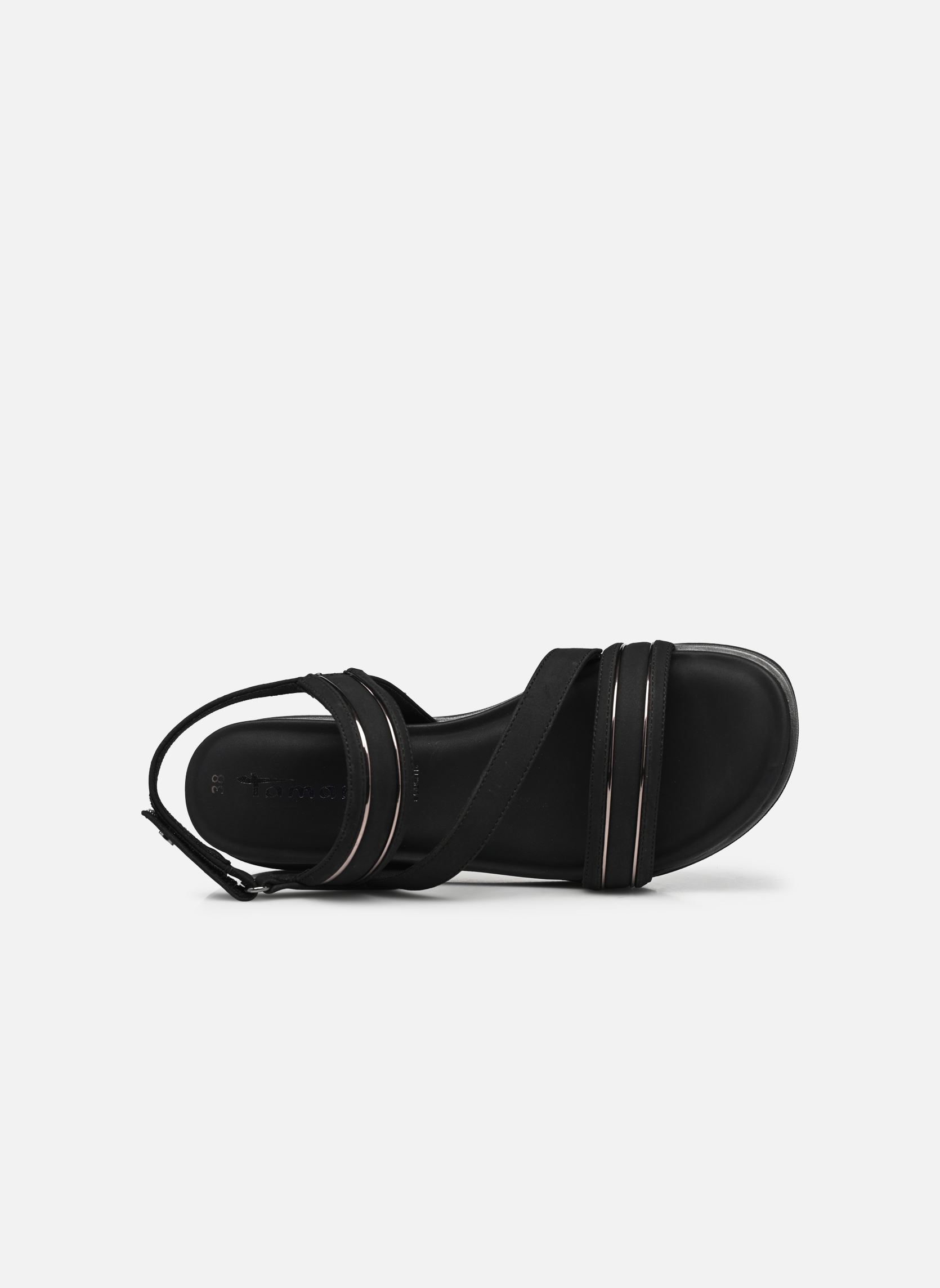 Sandales compensées et plateformes 28715-20 femme noir Tamaris Sandales compensées et plateformes 28715-20 femme noir BLACK