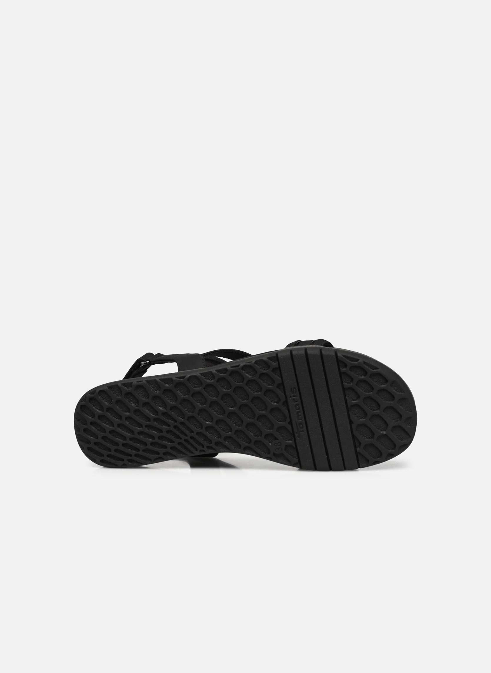 Sandales compensées et plateformes 28715-20 femme noir Tamaris Sandales compensées et plateformes 28715-20 femme noir BLACK