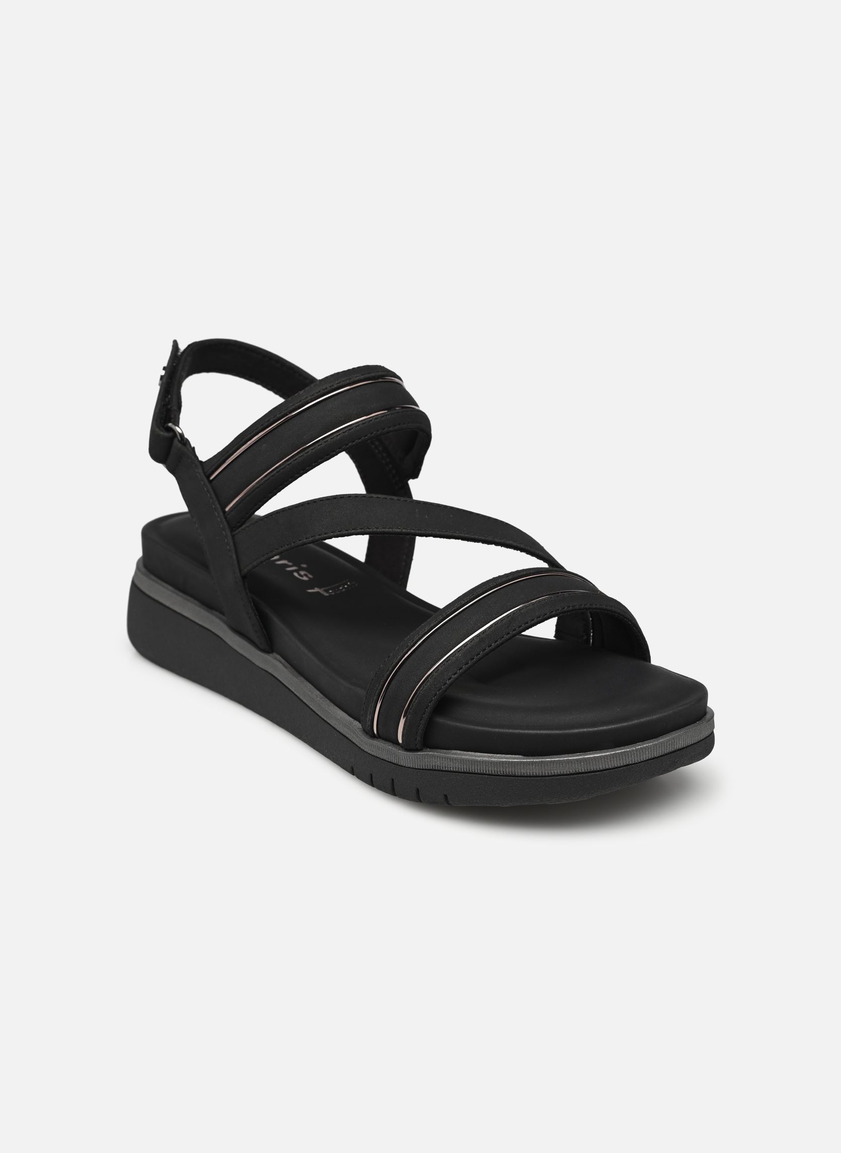 Sandales compensées et plateformes 28715-20 femme noir Tamaris Sandales compensées et plateformes 28715-20 femme noir BLACK