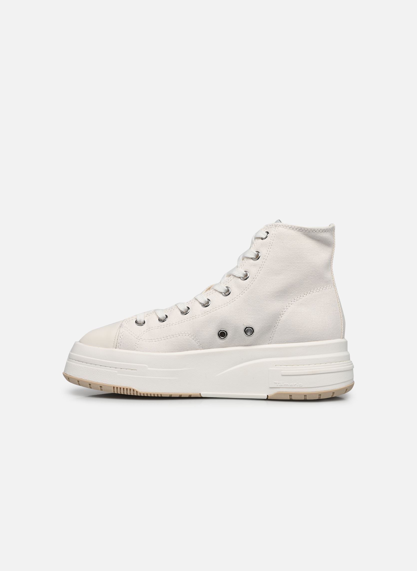Baskets montantes 25216-20 femme blanc Tamaris Baskets montantes 25216-20 femme blanc WHITE