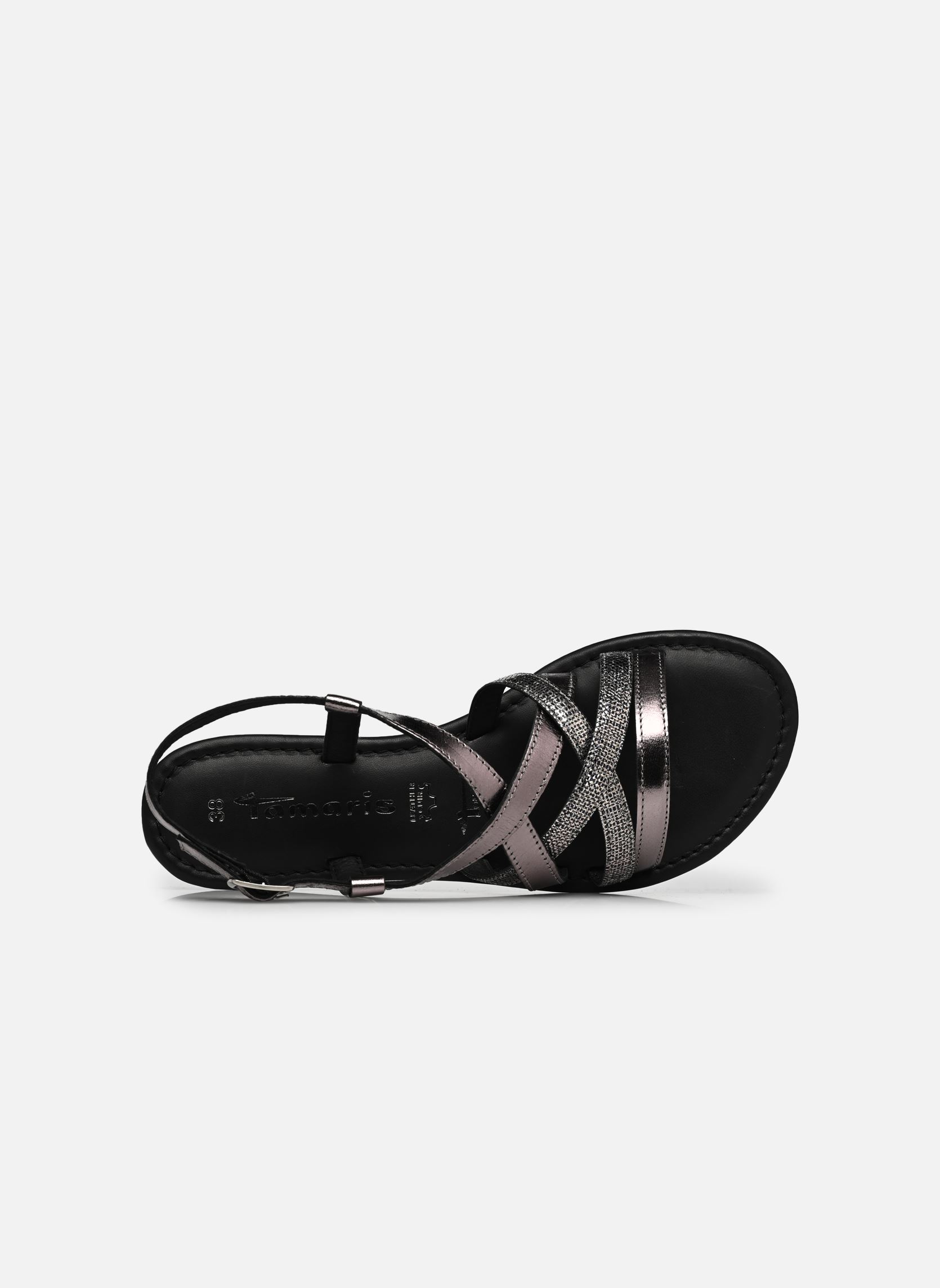 Keil- und Plateausandalen 28196-20 damen silber Tamaris Keil- und Plateausandalen 28196-20 damen silber PEWTER