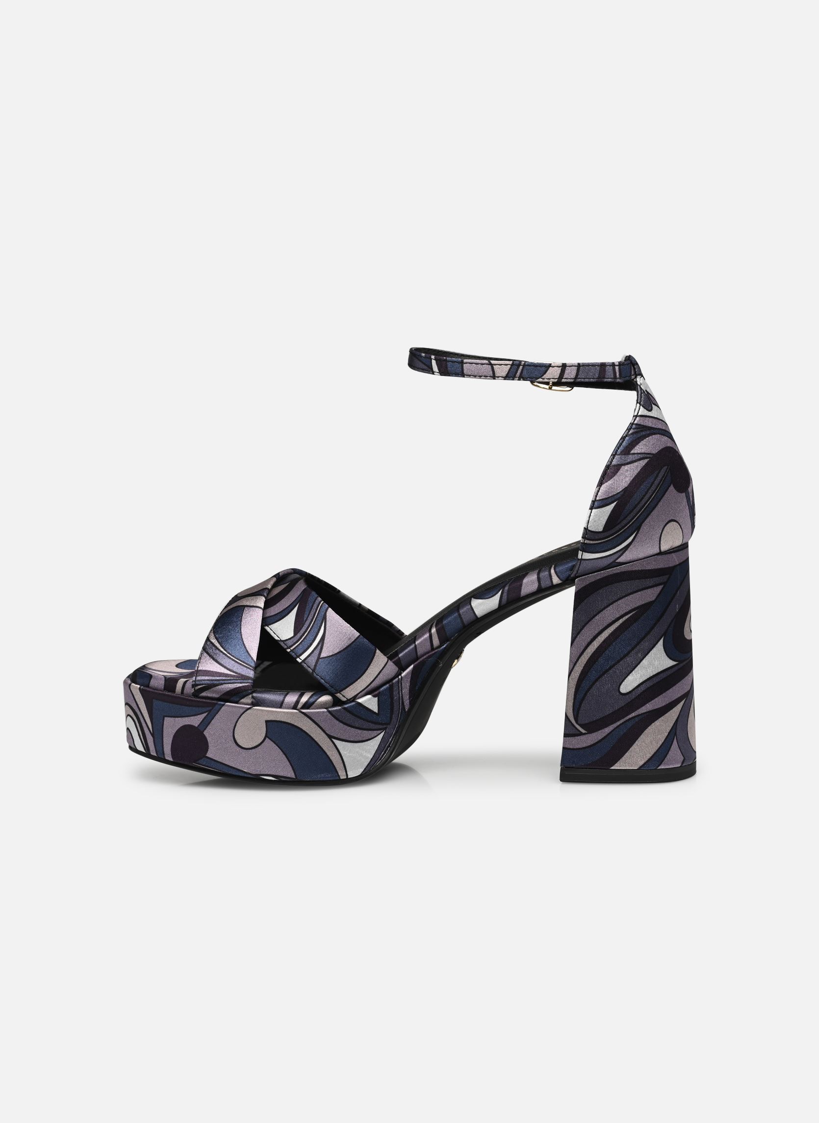 Sandalen met sleehak en plateau 28024-30 dames paars Tamaris Sandalen met sleehak en plateau 28024-30 dames paars BLACK COMB