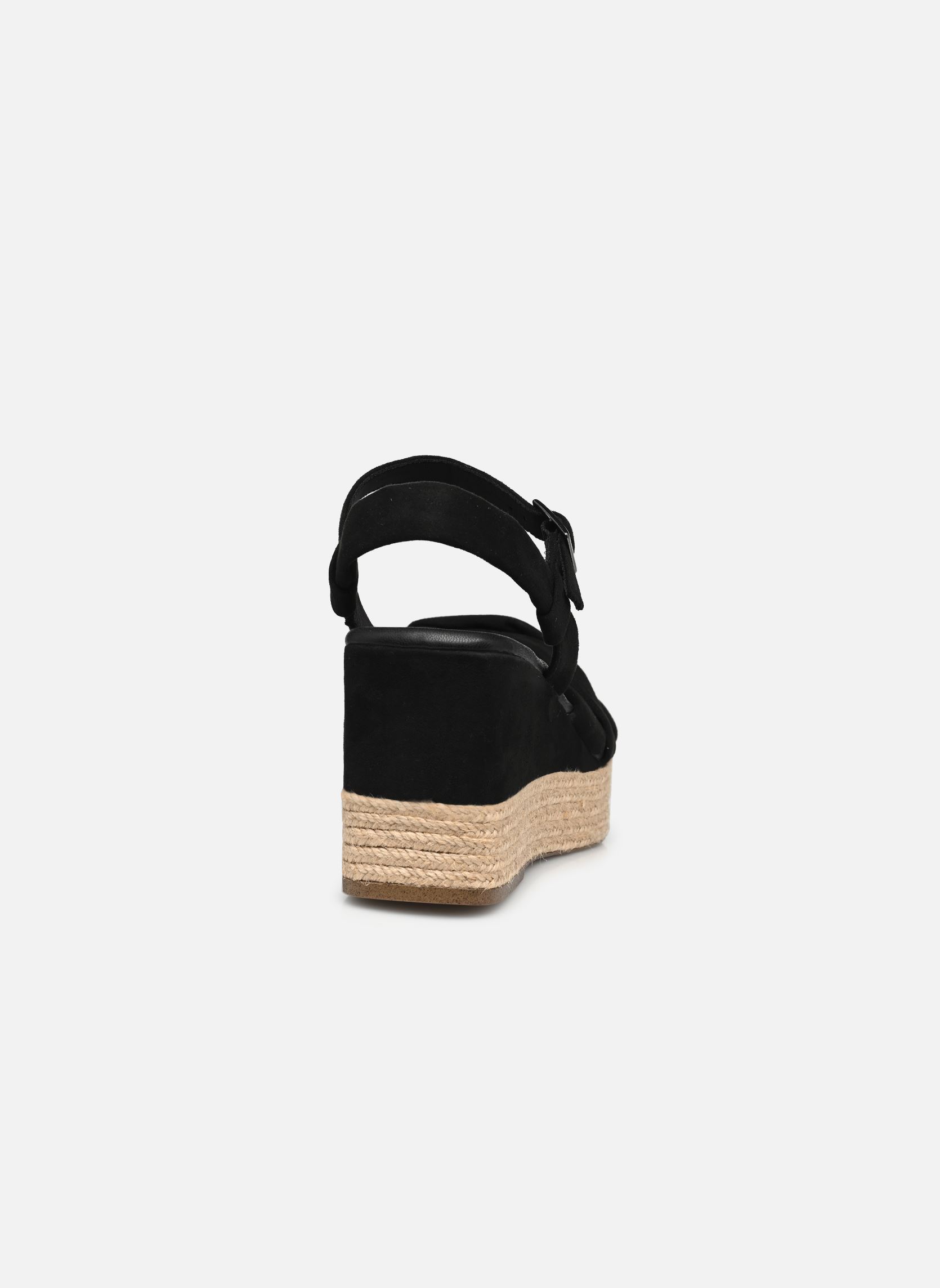 Sandalen met sleehak en plateau 28310-20 dames zwart Tamaris Sandalen met sleehak en plateau 28310-20 dames zwart BLACK