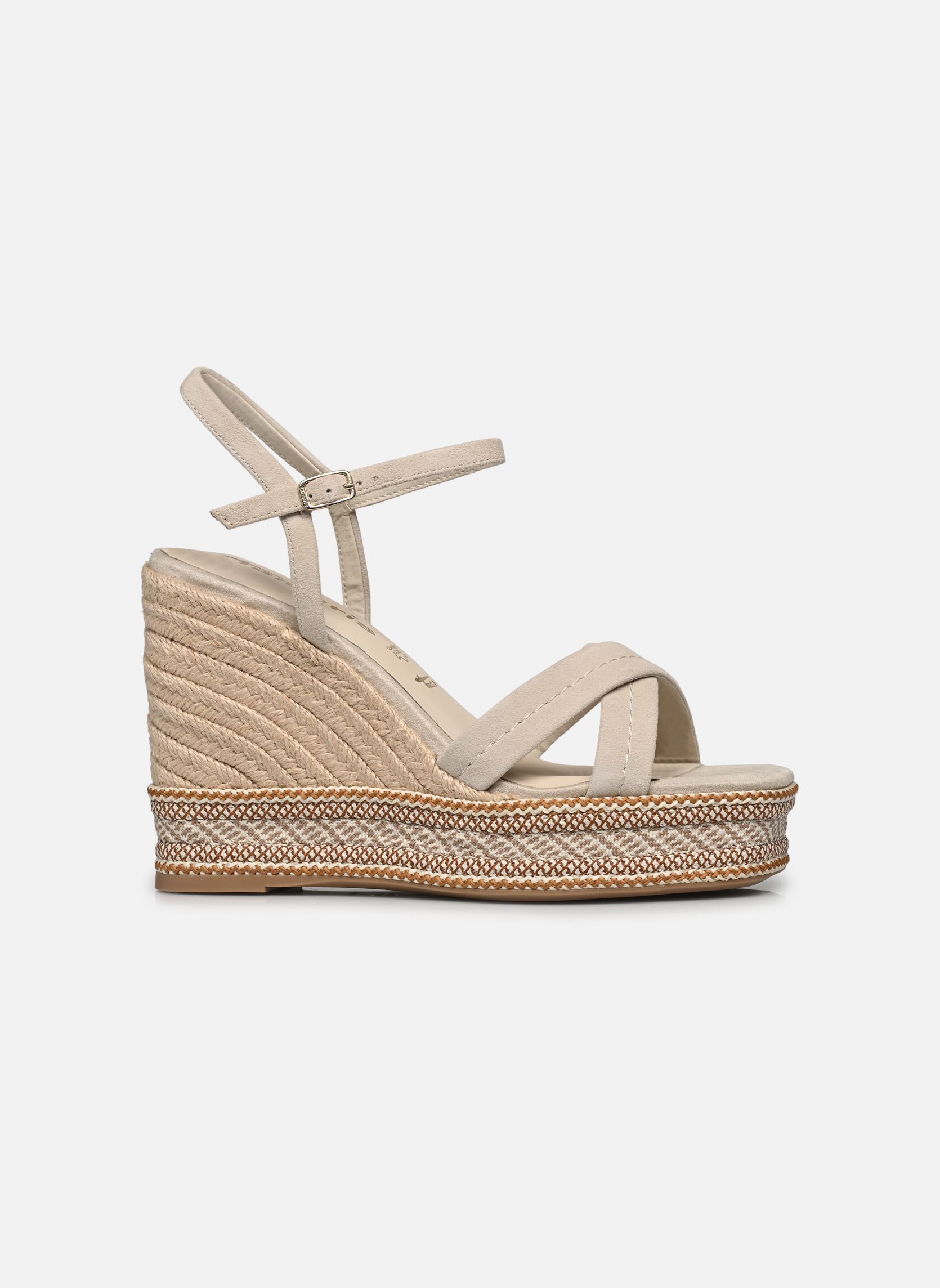 Keil- und Plateausandalen 28363-20 damen weiß Tamaris Keil- und Plateausandalen 28363-20 damen weiß IVORY