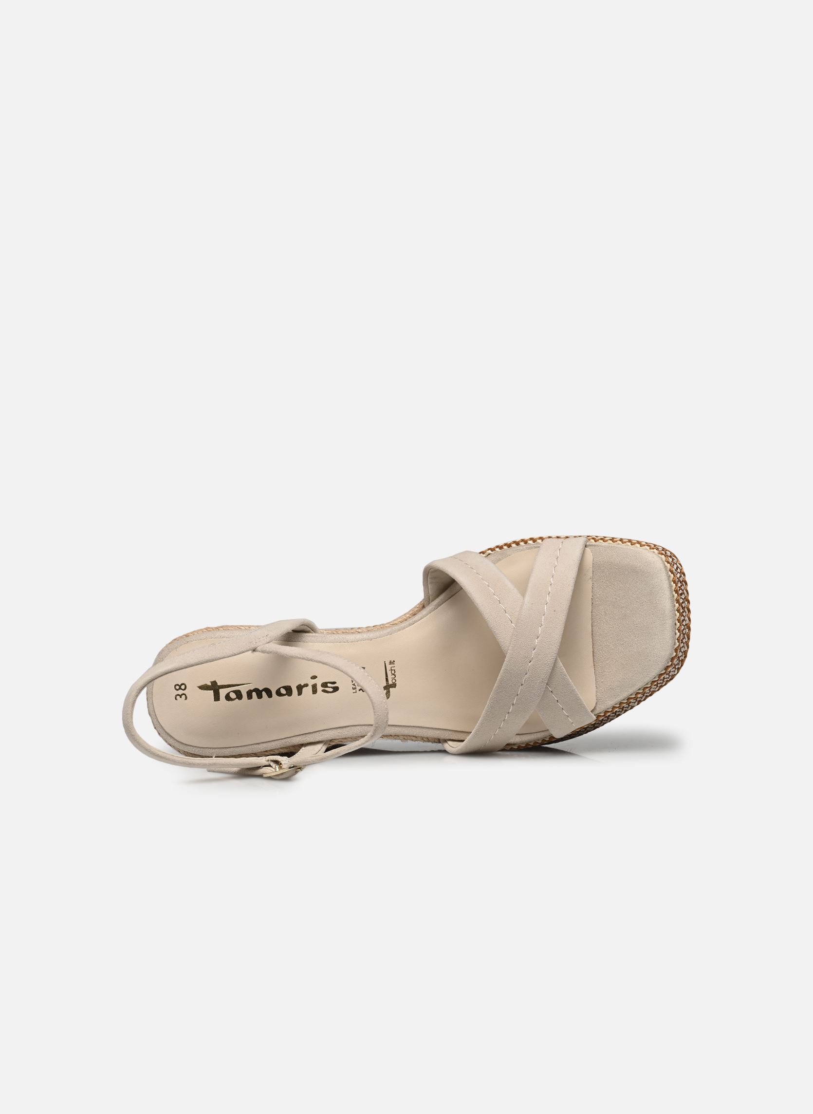 Keil- und Plateausandalen 28363-20 damen weiß Tamaris Keil- und Plateausandalen 28363-20 damen weiß IVORY