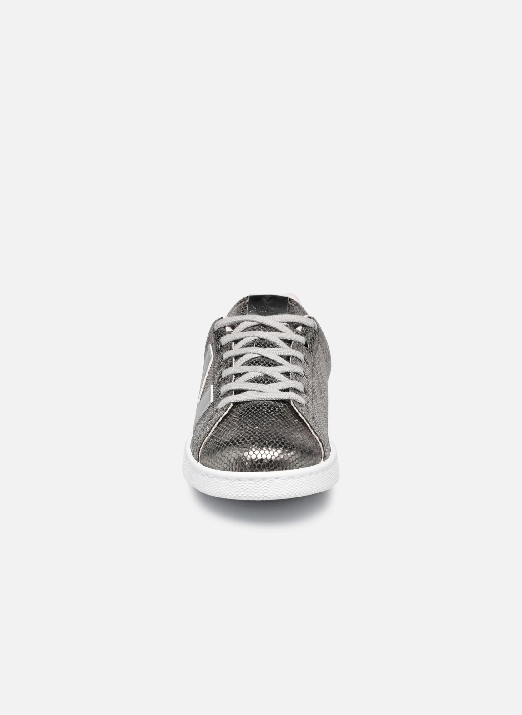 Niedrige Sneaker TENIS SERPIENTE METAL damen grau Victoria Niedrige Sneaker TENIS SERPIENTE METAL damen grau Plata