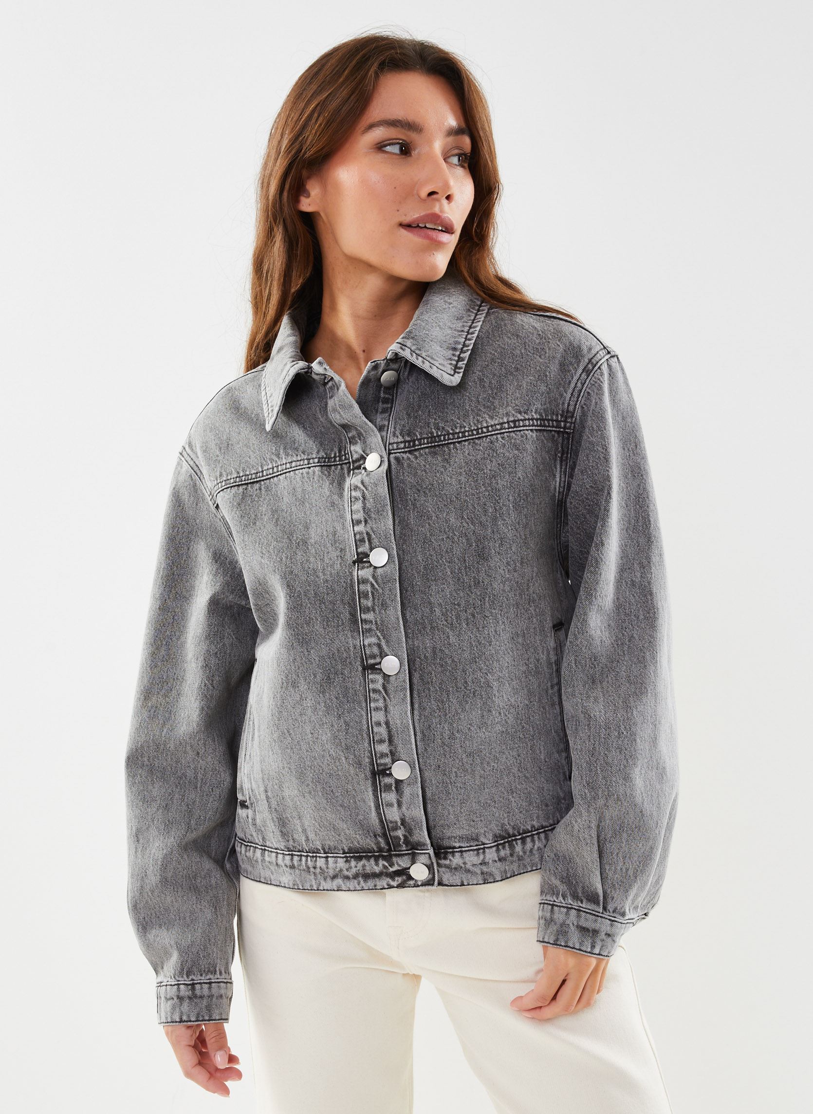 Veste & blouson Gris pour Femme - Collection printemps ÉtÉ