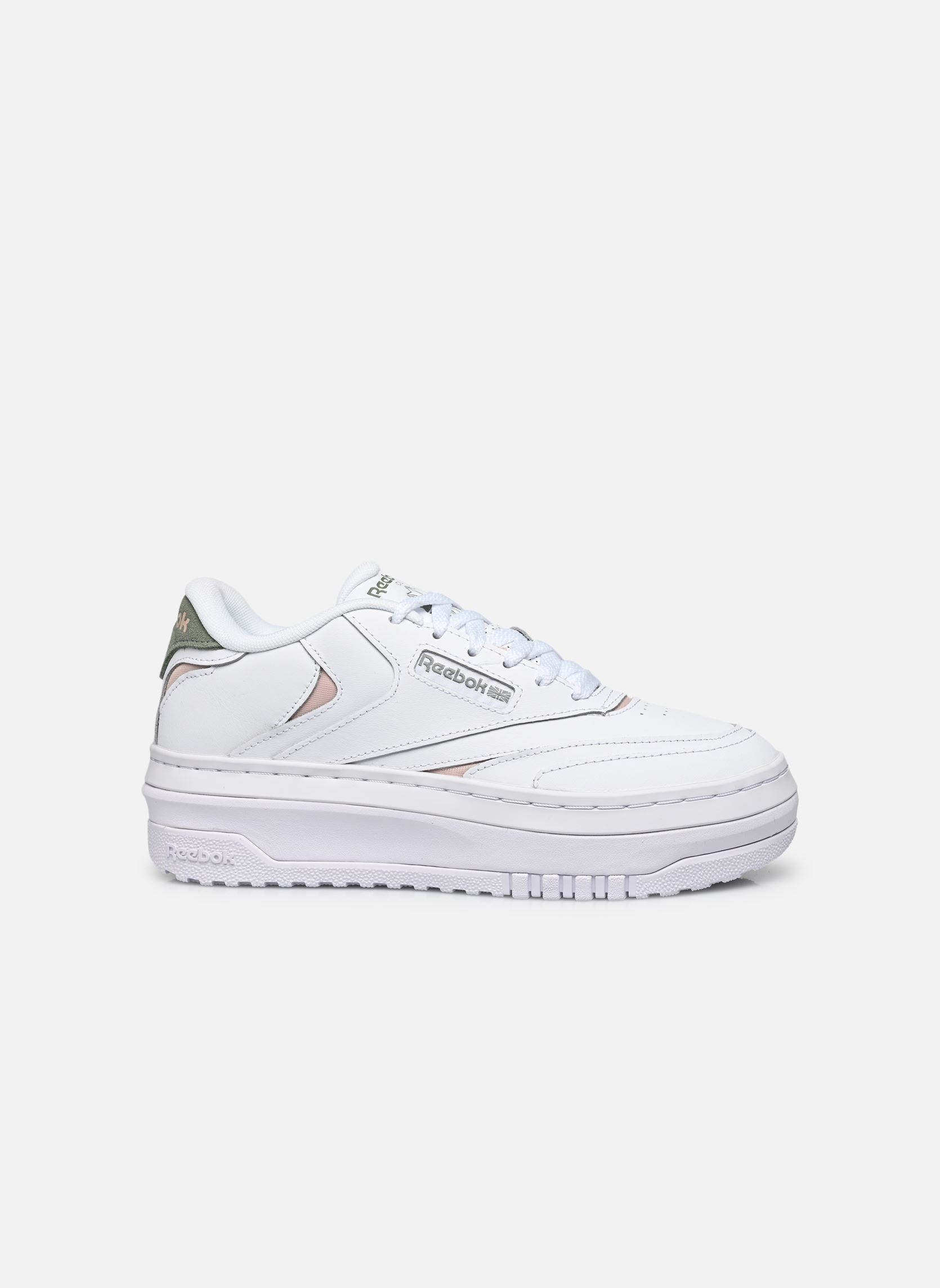Lage sneakers Club C Extra dames wit Reebok Lage sneakers Club C Extra dames wit FTWR WHITE/HARMONY GREEN/SOFT