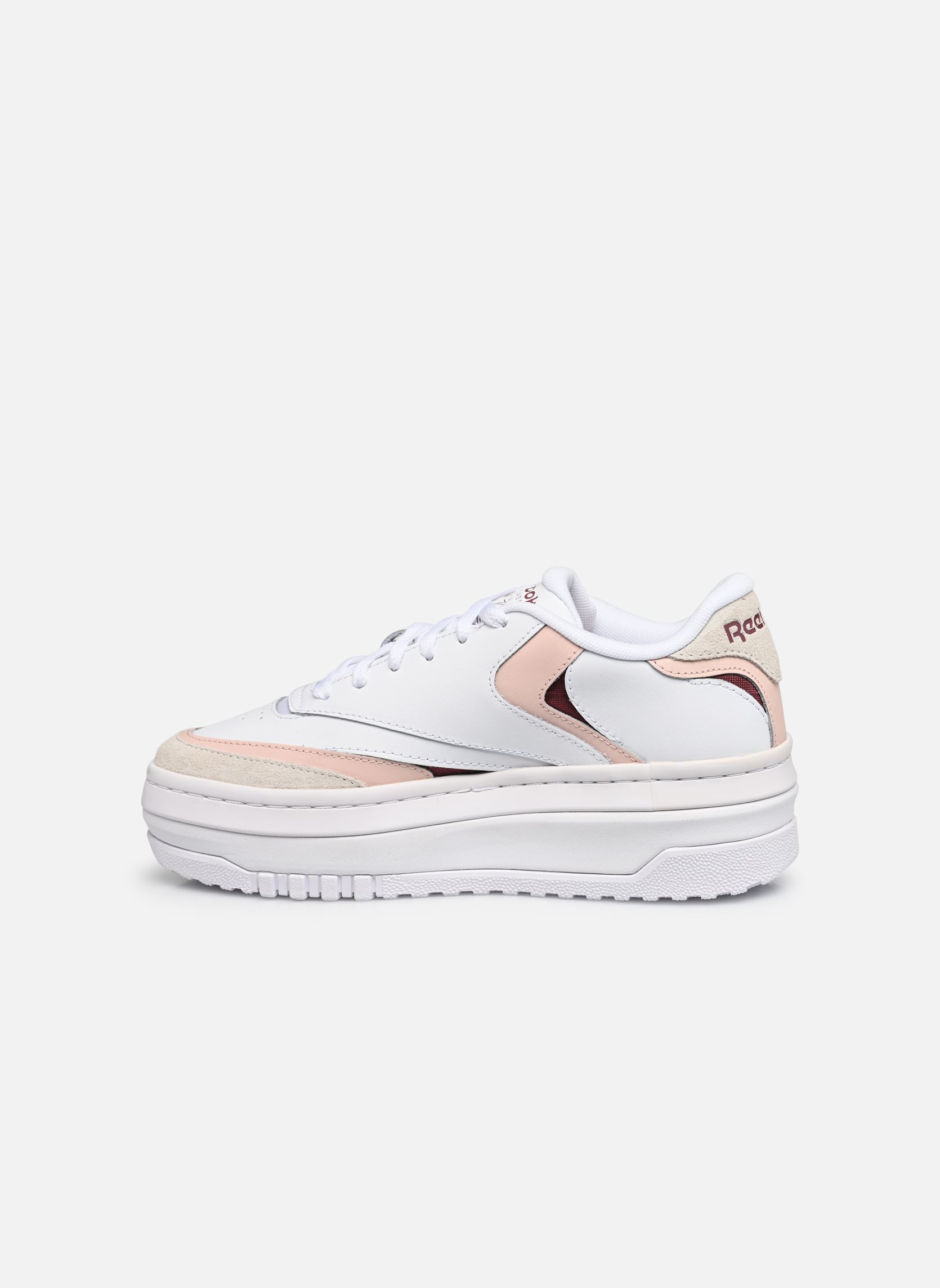 Baskets basses Club C Extra femme blanc Reebok Baskets basses Club C Extra femme blanc Ftwwht/Pospin/Clamar