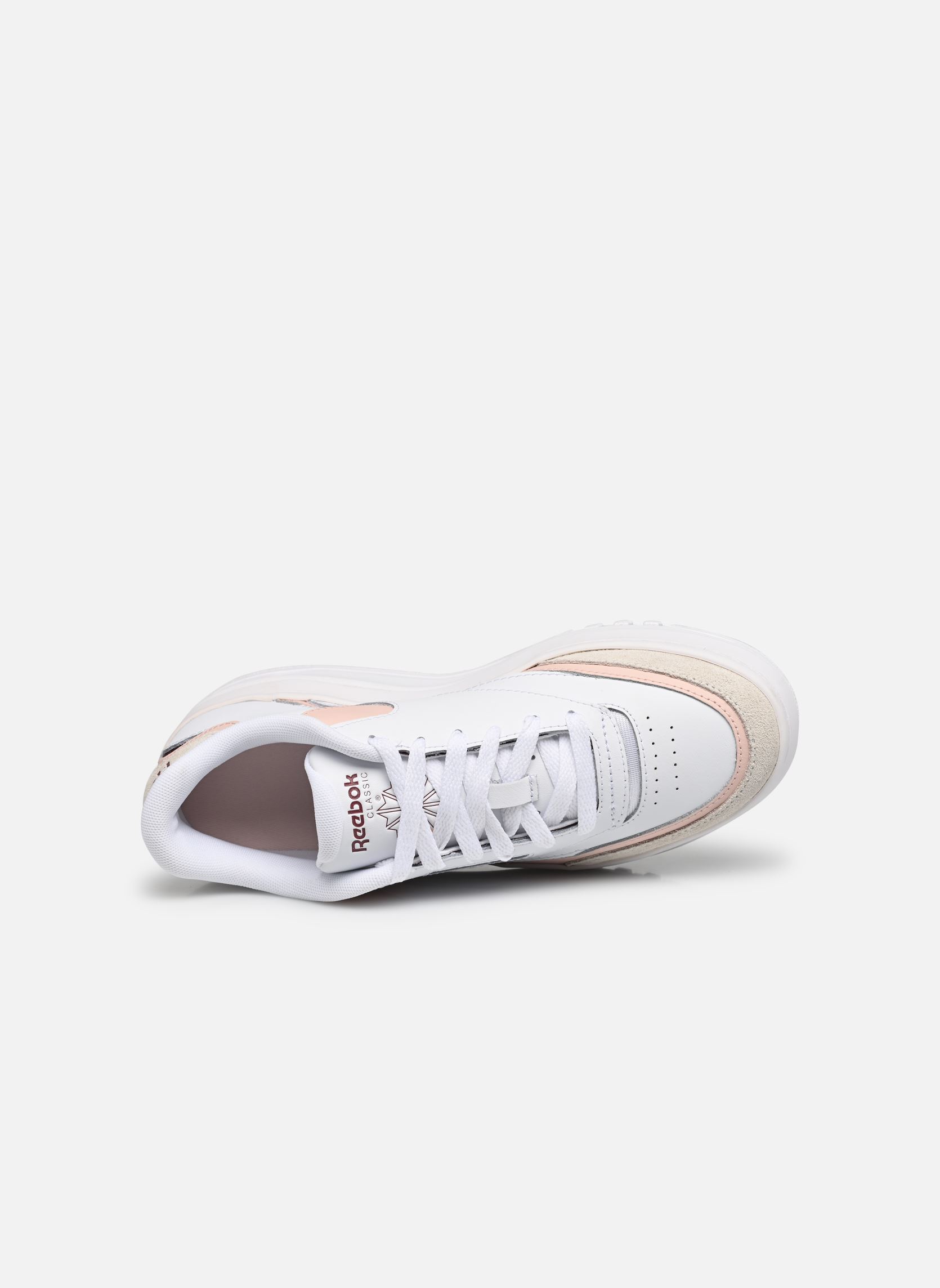 Baskets basses Club C Extra femme blanc Reebok Baskets basses Club C Extra femme blanc Ftwwht/Pospin/Clamar