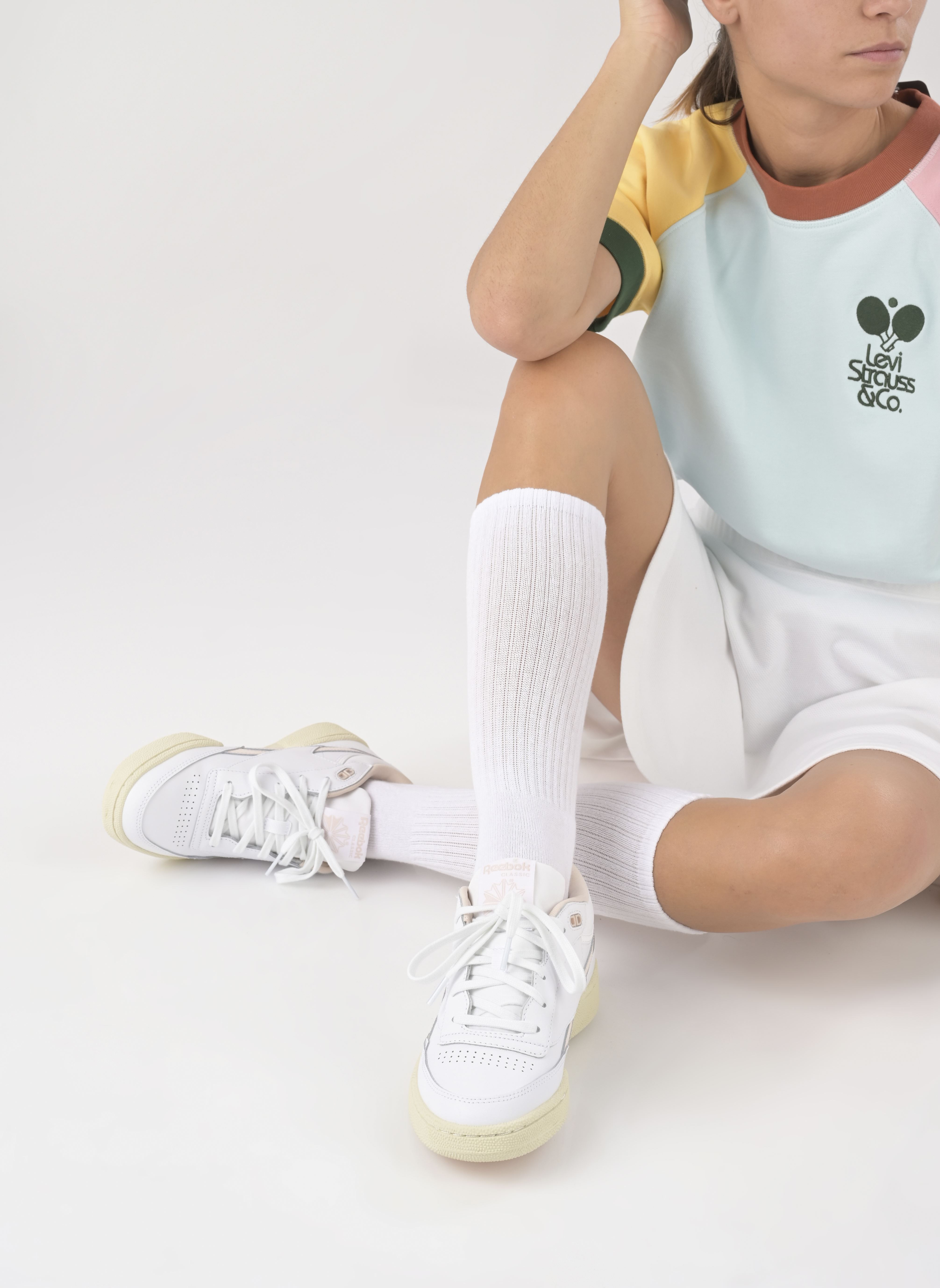 Baskets montantes Club C Mid II Revenge femme blanc Reebok Baskets montantes Club C Mid II Revenge femme blanc FTWR WHITE/SOFT ECRU/ALABASTER