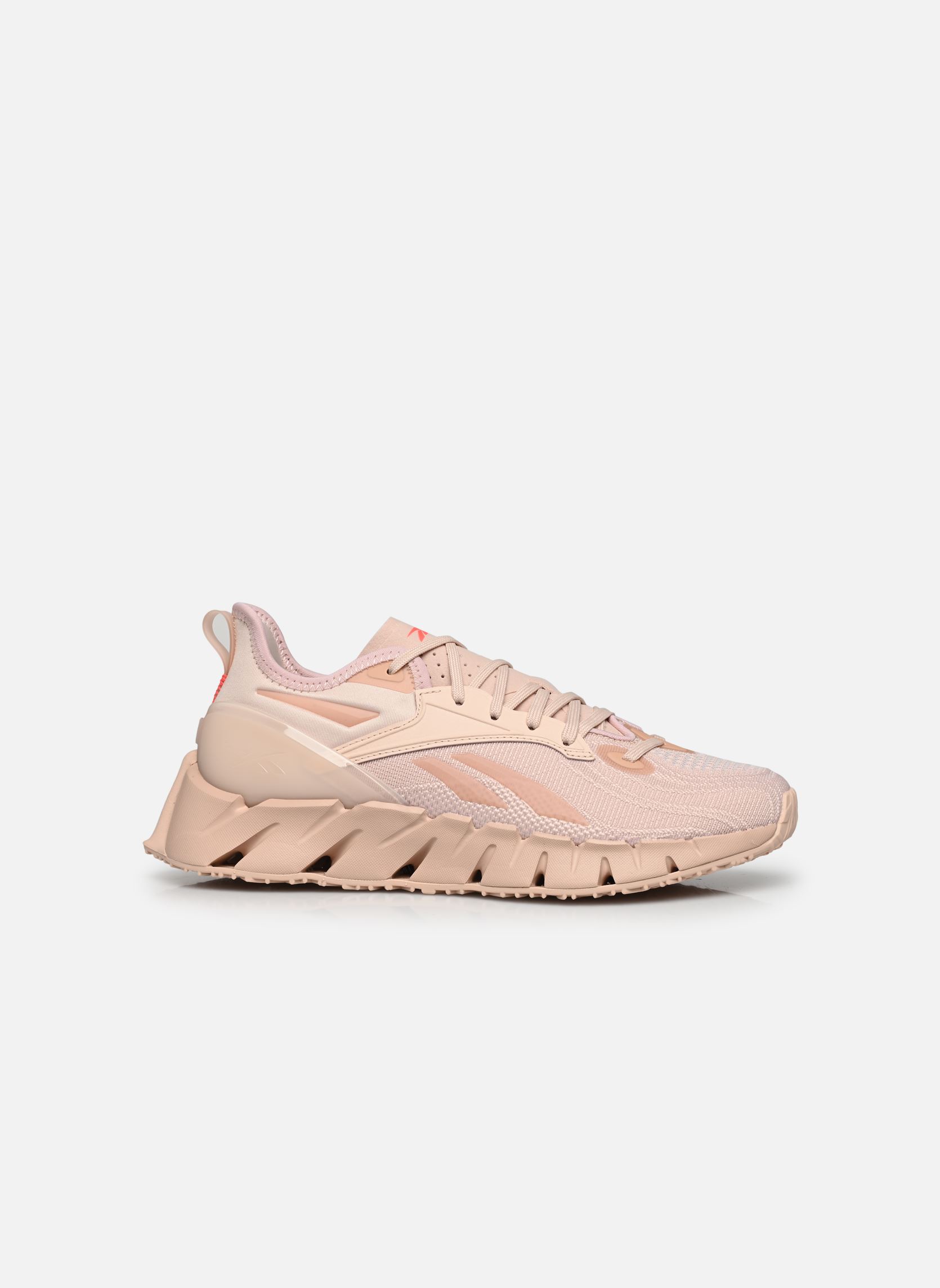 Baskets basses Zig Kinetica 3 W femme beige Reebok Baskets basses Zig Kinetica 3 W femme beige Soft Ecru/Soft Ecru/Neon Cherr