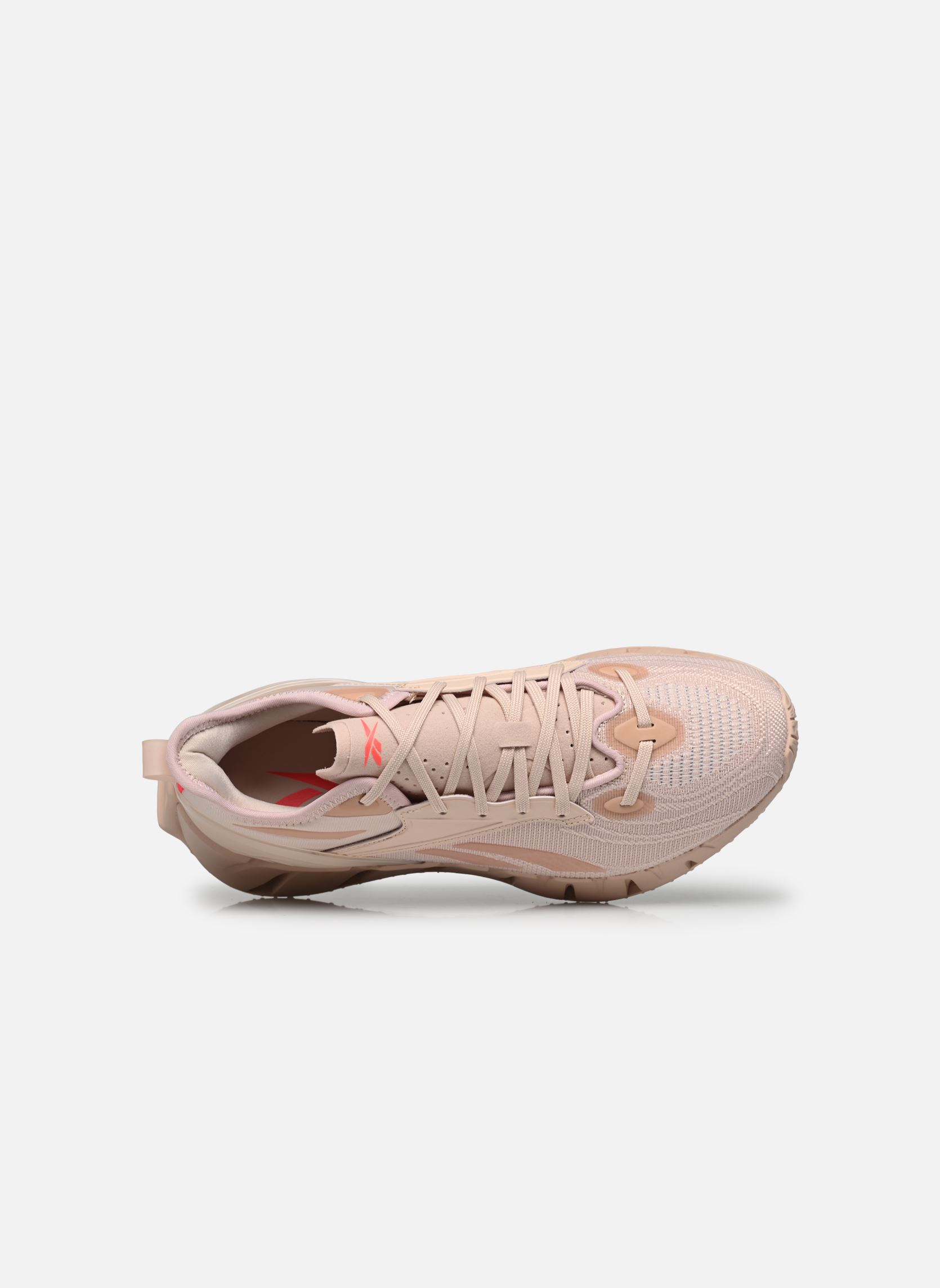 Baskets basses Zig Kinetica 3 W femme beige Reebok Baskets basses Zig Kinetica 3 W femme beige Soft Ecru/Soft Ecru/Neon Cherr