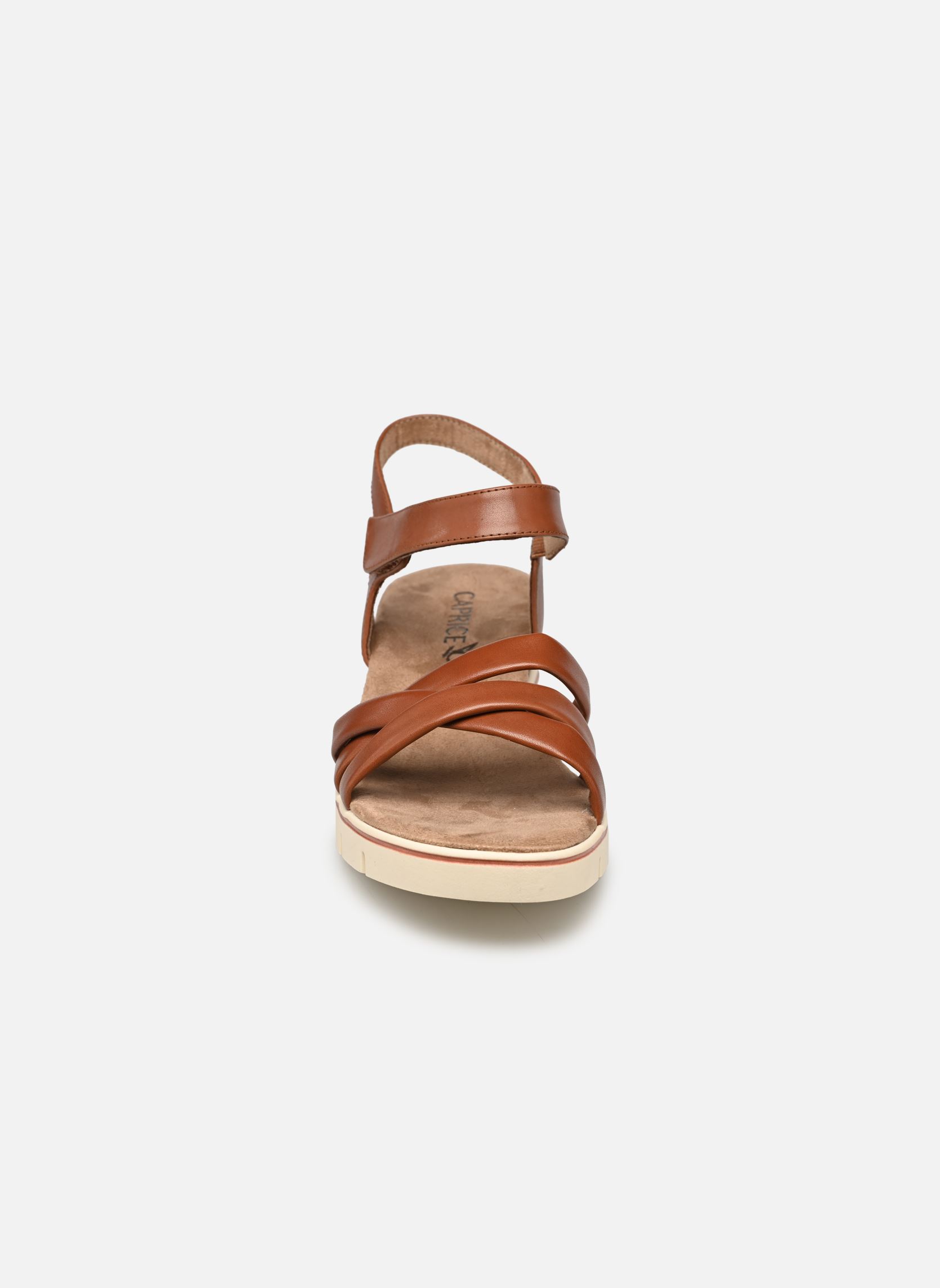 Sandales compensées et plateformes 28709-20 femme marron Caprice Sandales compensées et plateformes 28709-20 femme marron COGNAC NAPPA