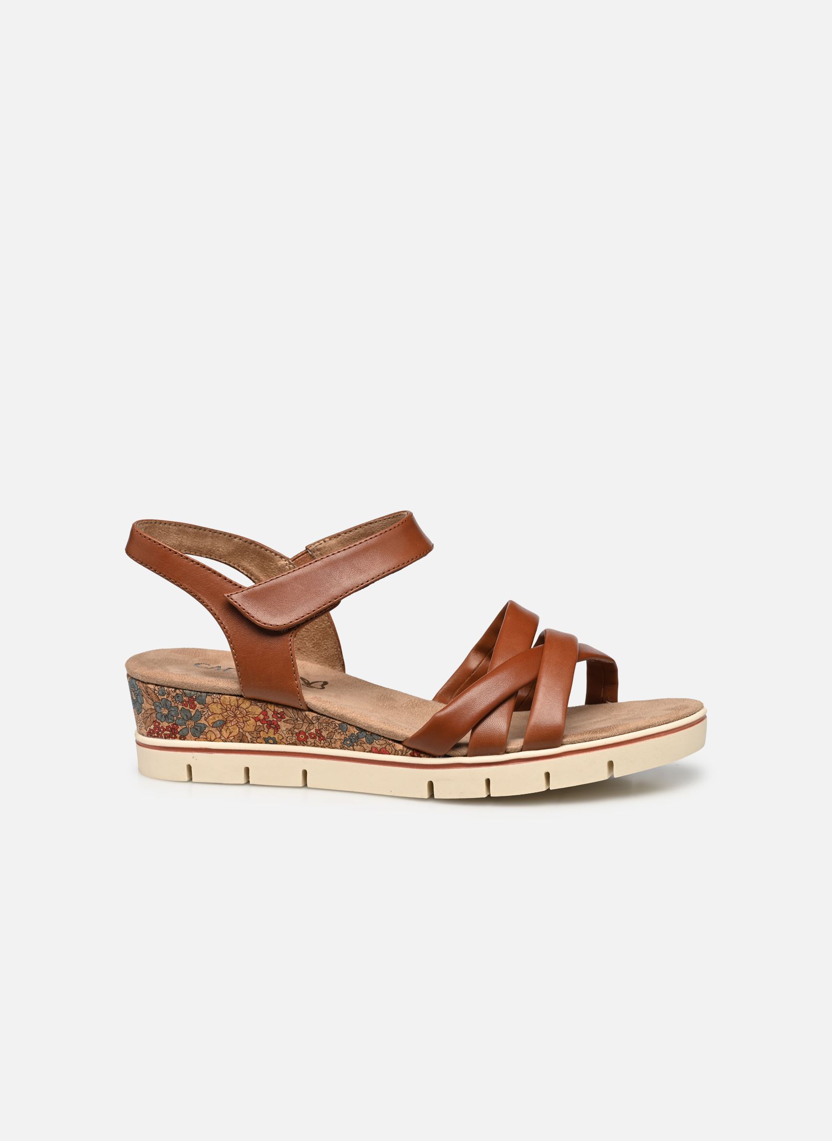 Sandales compensées et plateformes 28709-20 femme marron Caprice Sandales compensées et plateformes 28709-20 femme marron COGNAC NAPPA