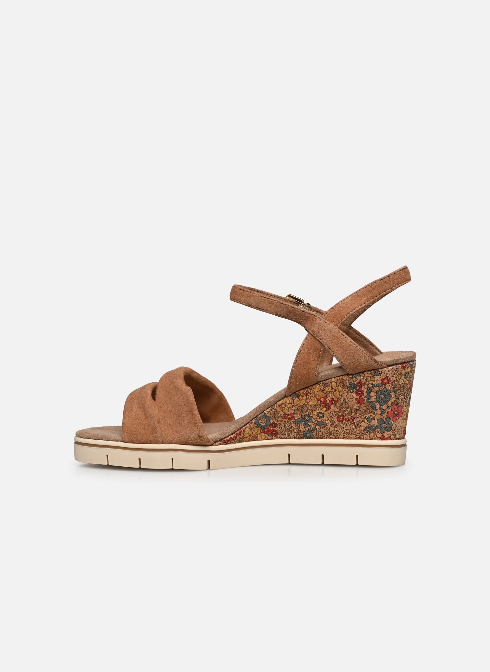 Keil- und Plateausandalen 28710-20 damen braun Caprice Keil- und Plateausandalen 28710-20 damen braun NUT SUEDE