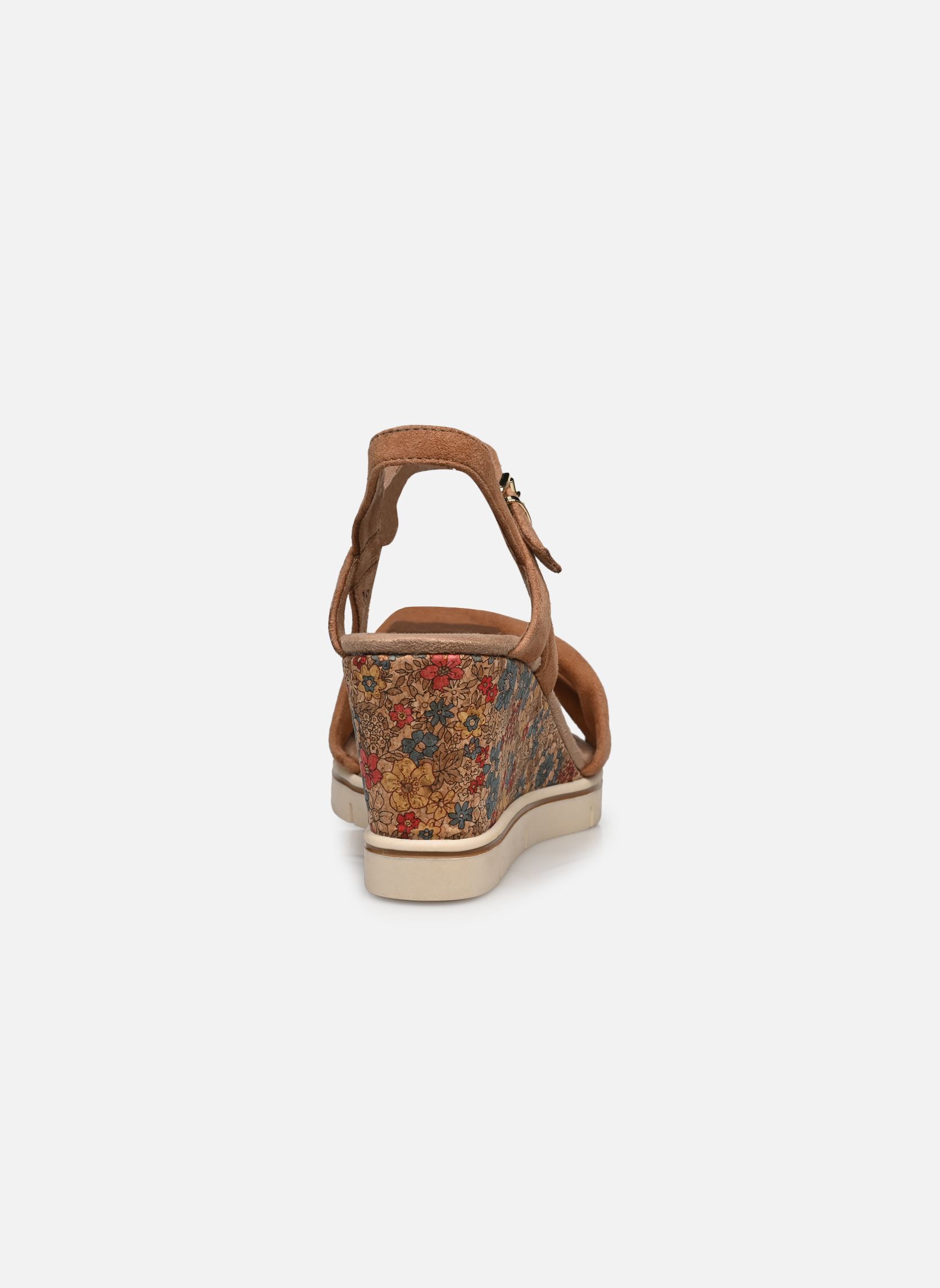 Keil- und Plateausandalen 28710-20 damen braun Caprice Keil- und Plateausandalen 28710-20 damen braun NUT SUEDE