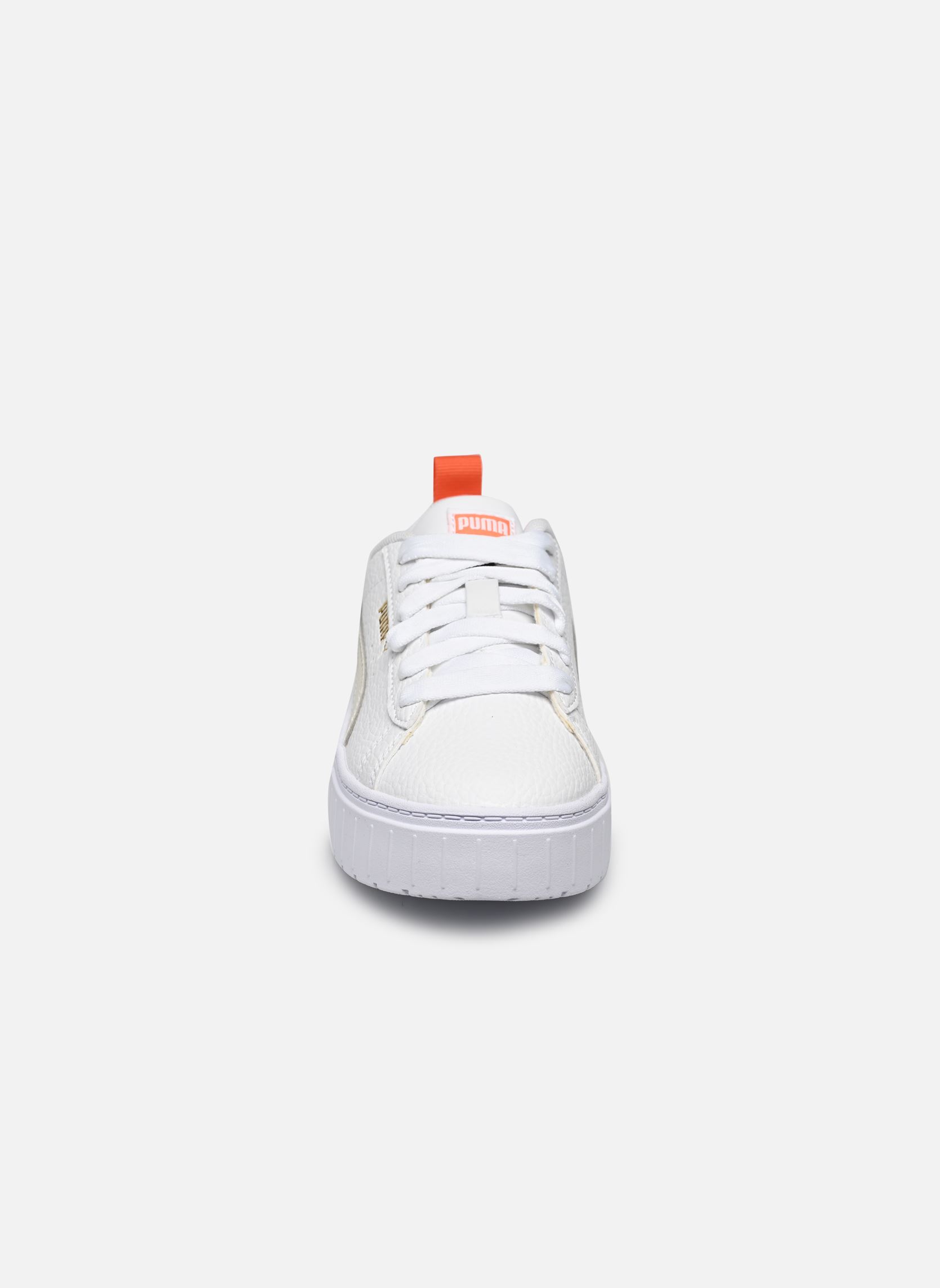 Niedrige Sneaker Mayze Lth Ps mädchen weiß Puma Niedrige Sneaker Mayze Lth Ps mädchen weiß PUMA WHITE-VAPOROUS GRAY