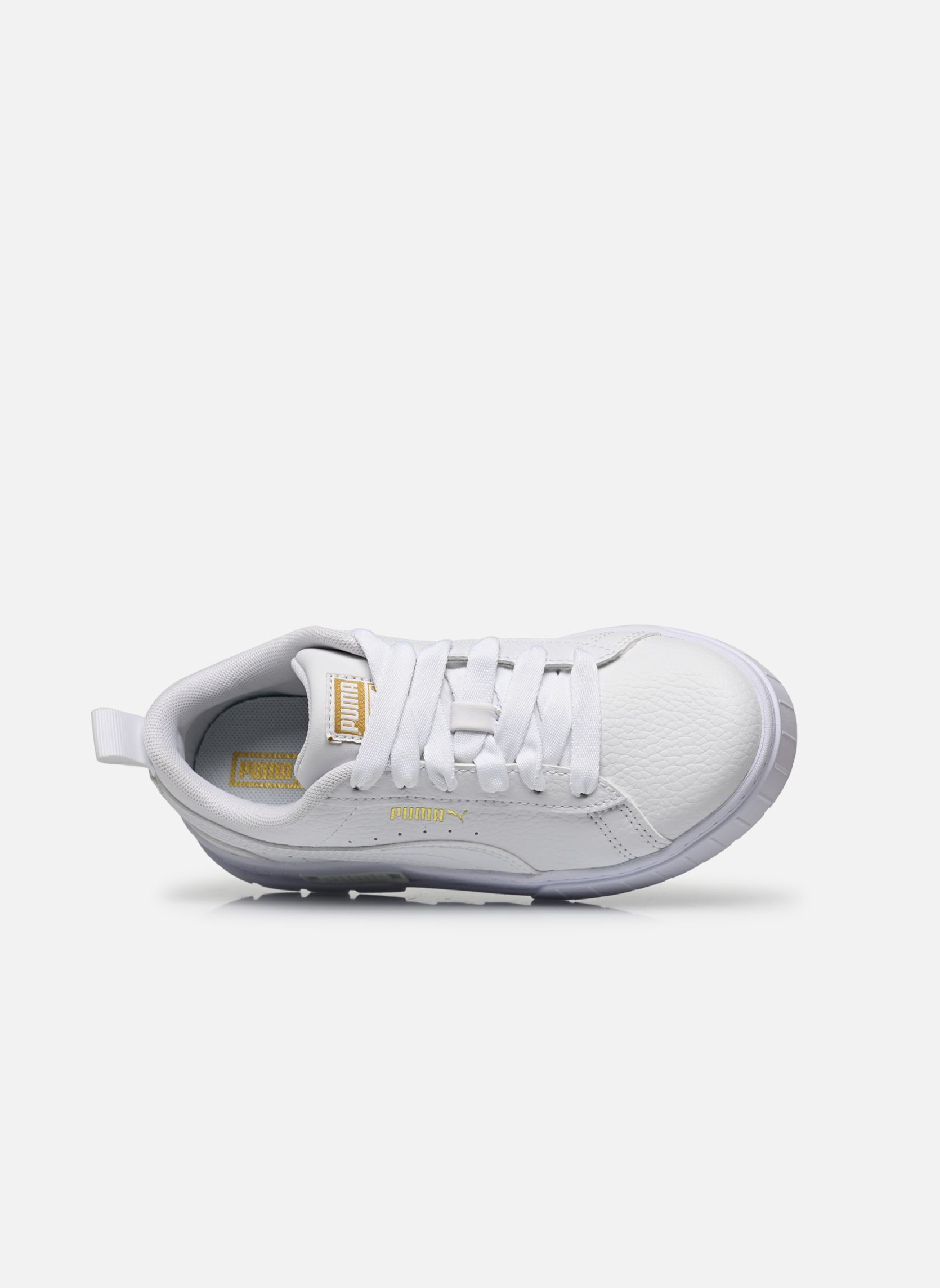 Baskets basses Mayze Lth Ps fille blanc Puma Baskets basses Mayze Lth Ps fille blanc PUMA WHITE-PUMA TEAM GOLD