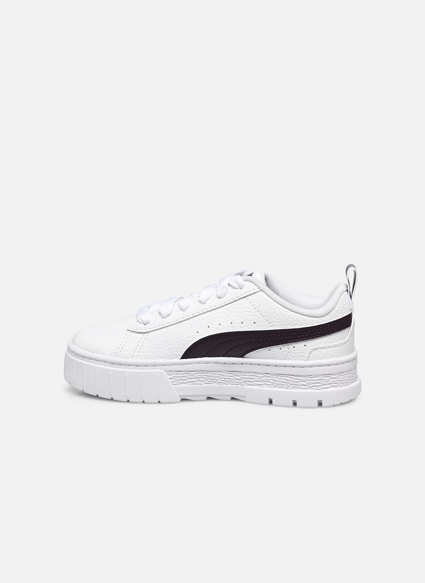 Niedrige Sneaker Mayze Lth Ps mädchen weiß Puma Niedrige Sneaker Mayze Lth Ps mädchen weiß PUMA WHITE-MIDNIGHT PLUM