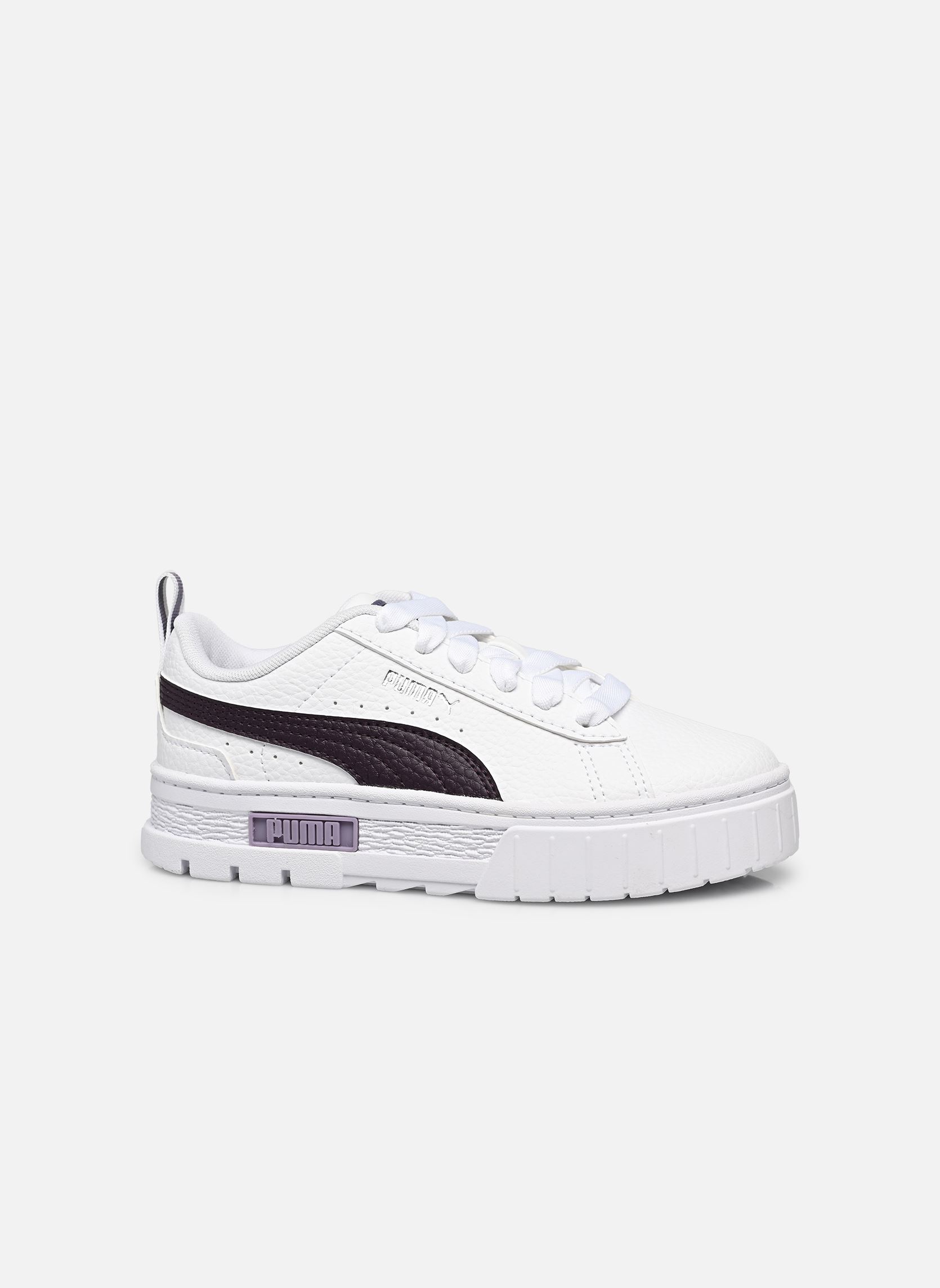 Niedrige Sneaker Mayze Lth Ps mädchen weiß Puma Niedrige Sneaker Mayze Lth Ps mädchen weiß PUMA WHITE-MIDNIGHT PLUM