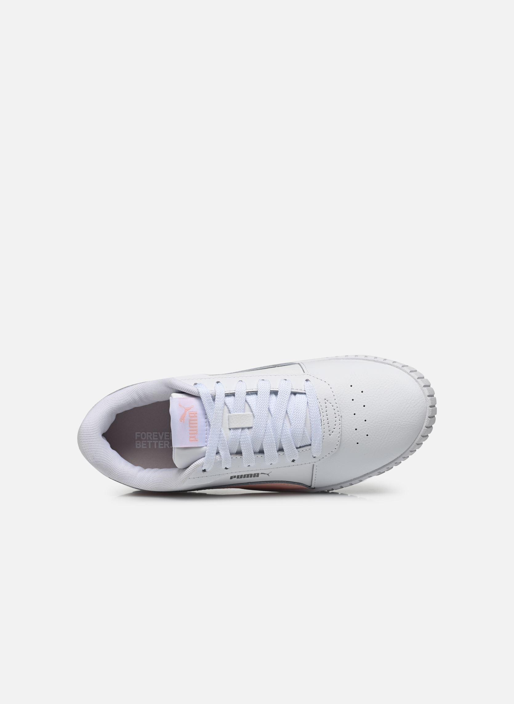 Niedrige Sneaker Carina 2.0 Jr mädchen weiß Puma Niedrige Sneaker Carina 2.0 Jr mädchen weiß PUMA WHITE-ROSE DUST-PUMA SILV
