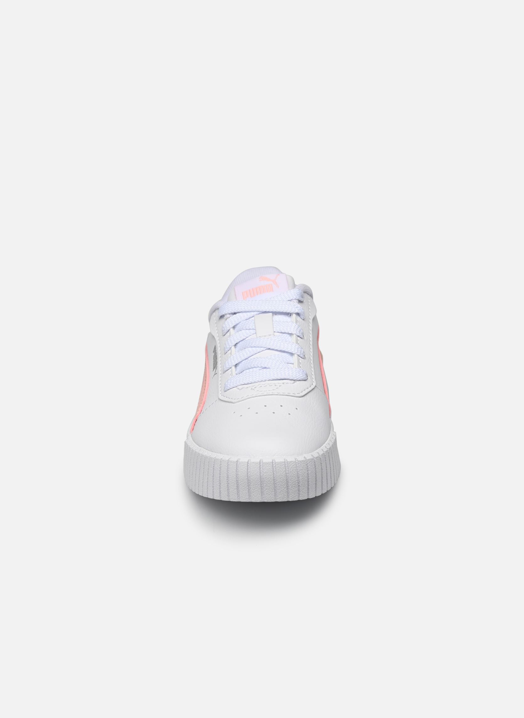 Niedrige Sneaker Carina 2.0 Ps mädchen weiß Puma Niedrige Sneaker Carina 2.0 Ps mädchen weiß PUMA WHITE-ROSE DUST-PUMA SILV