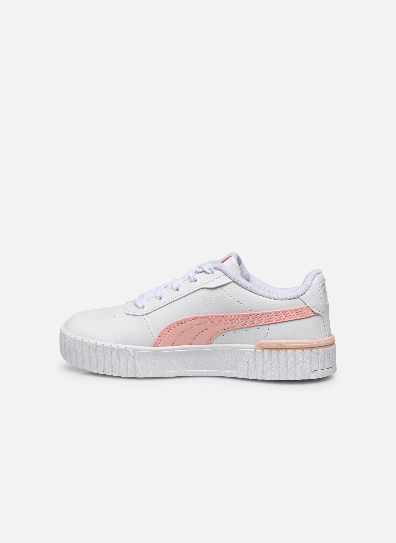 Niedrige Sneaker Carina 2.0 Ps mädchen weiß Puma Niedrige Sneaker Carina 2.0 Ps mädchen weiß PUMA WHITE-ROSE DUST-PUMA SILV
