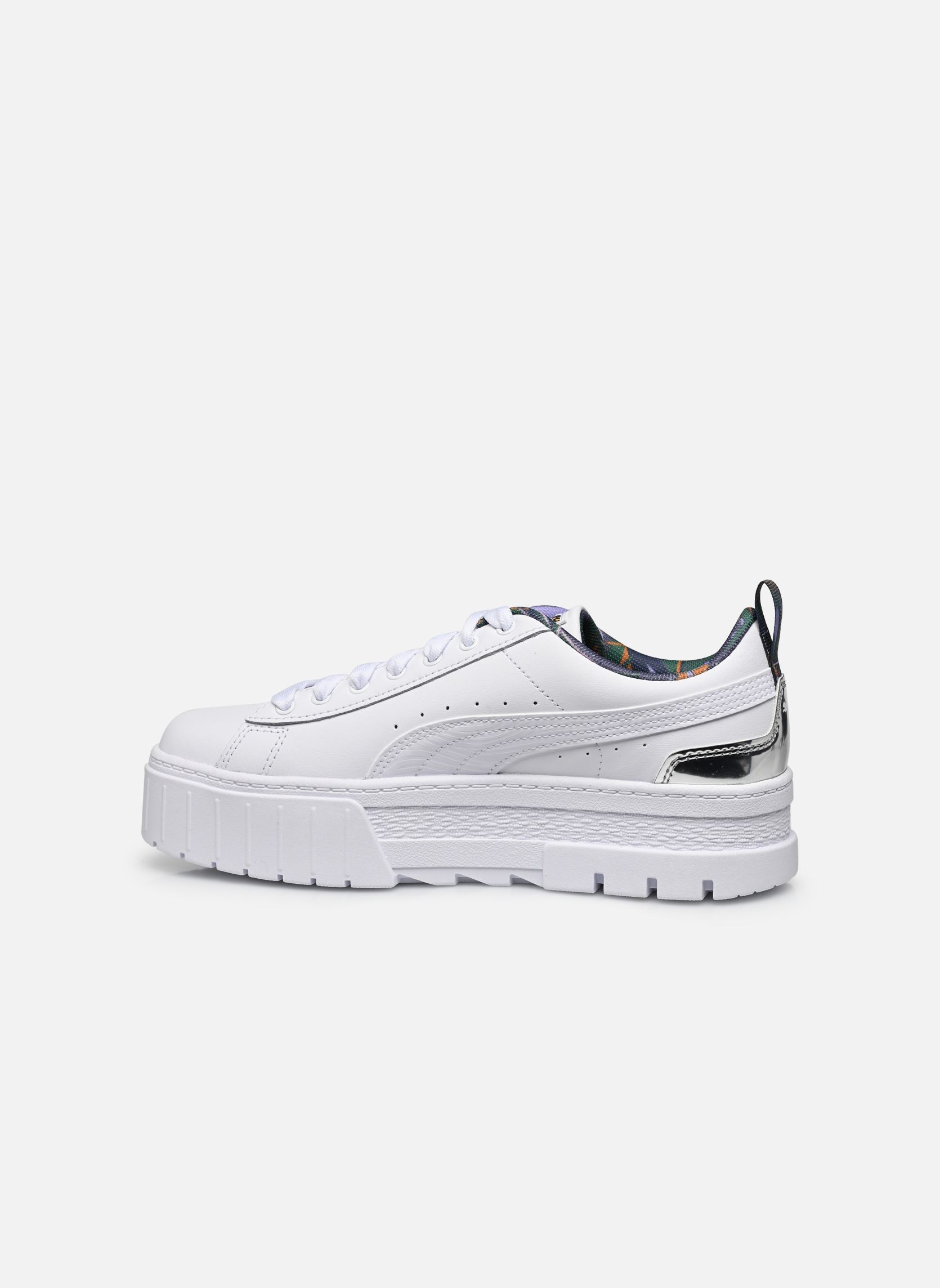 Baskets basses Mayze Vacay Queen Jr fille blanc Puma Baskets basses Mayze Vacay Queen Jr fille blanc PUMA WHITE-VIVID VIOLET
