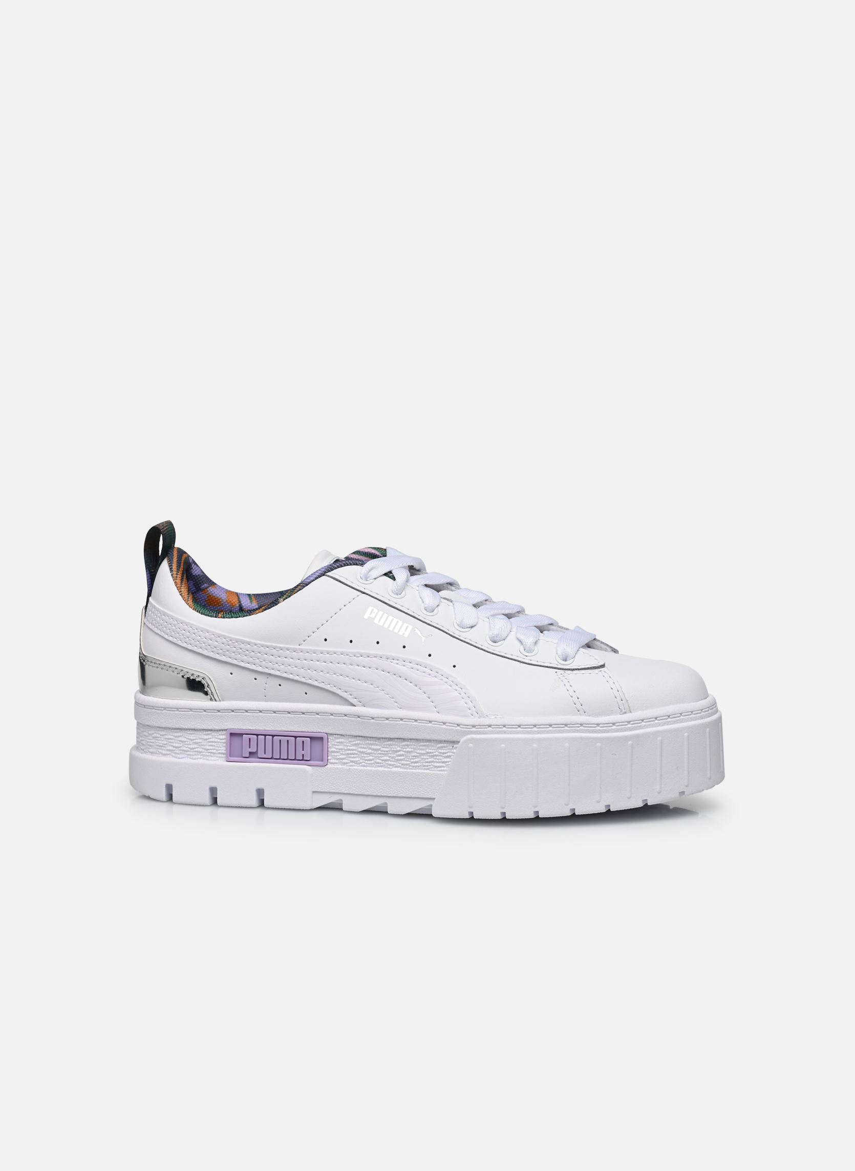 Baskets basses Mayze Vacay Queen Jr fille blanc Puma Baskets basses Mayze Vacay Queen Jr fille blanc PUMA WHITE-VIVID VIOLET