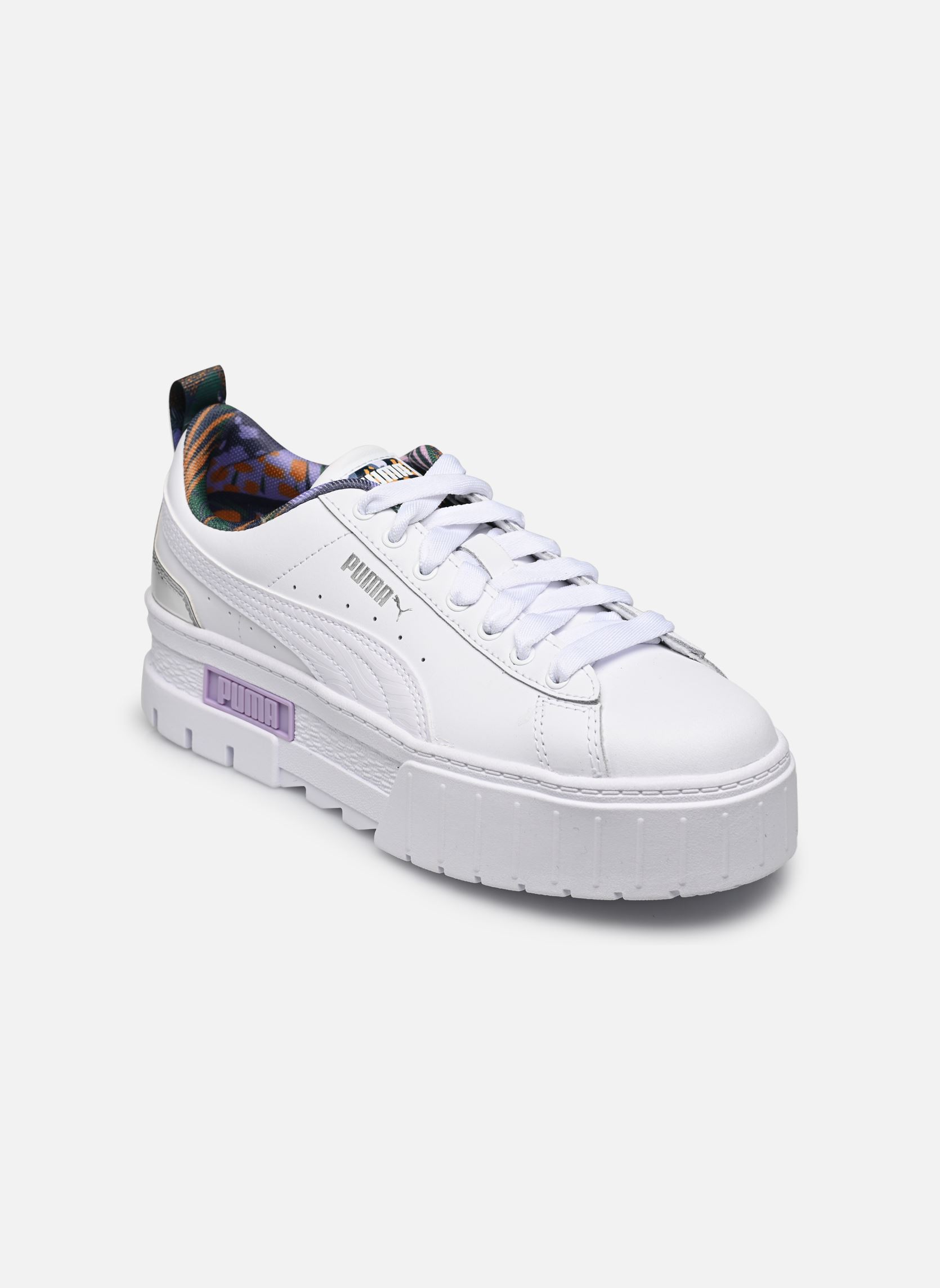 Baskets enfant Puma BASKETS MAYZE VACAY QUEEN BLANCHES ET VIOLETTES