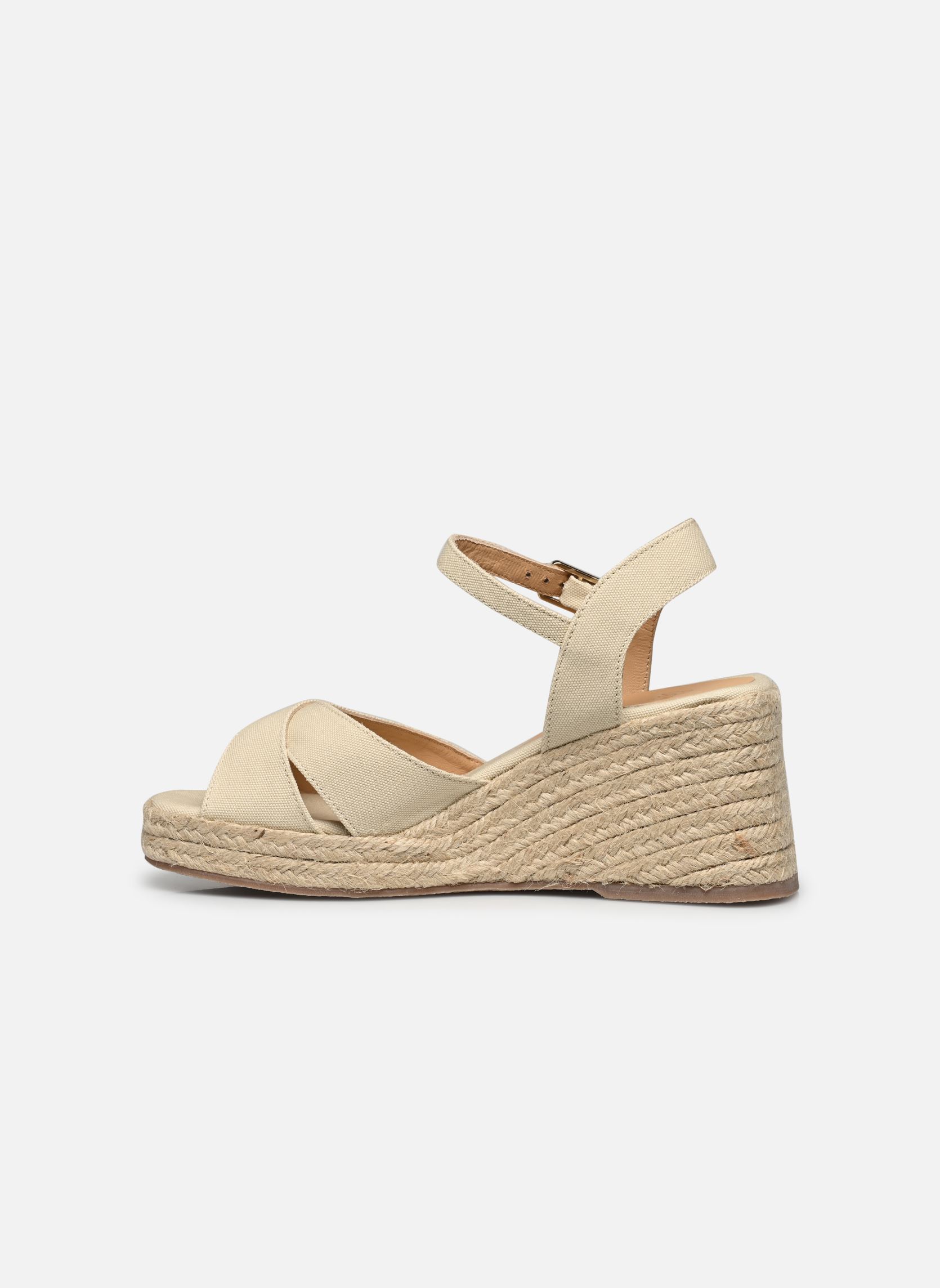 Espadrilles compensées et plateformes Thea femme beige Castaner Espadrilles compensées et plateformes Thea femme beige IVOIRE