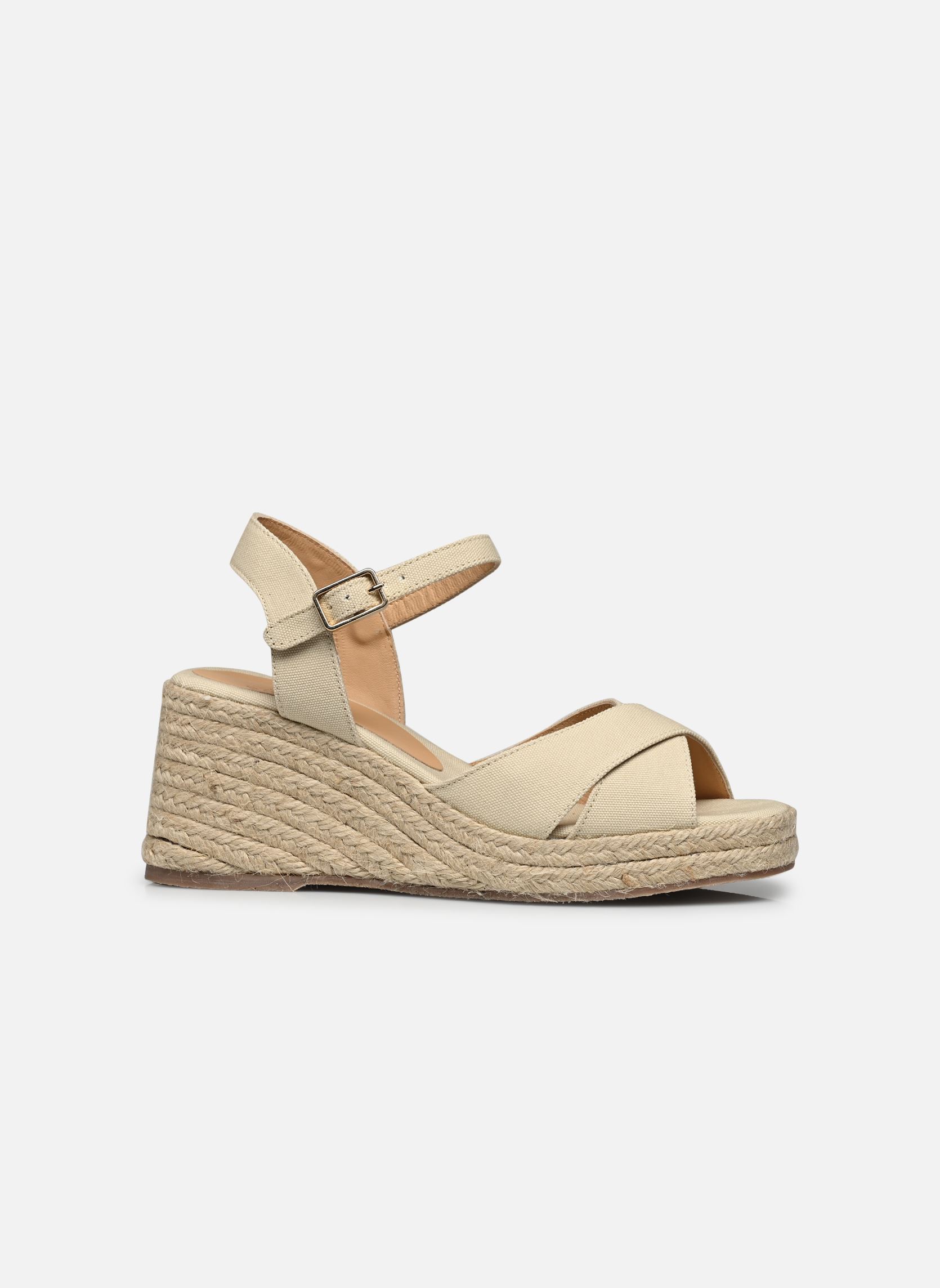 Espadrilles compensées et plateformes Thea femme beige Castaner Espadrilles compensées et plateformes Thea femme beige IVOIRE