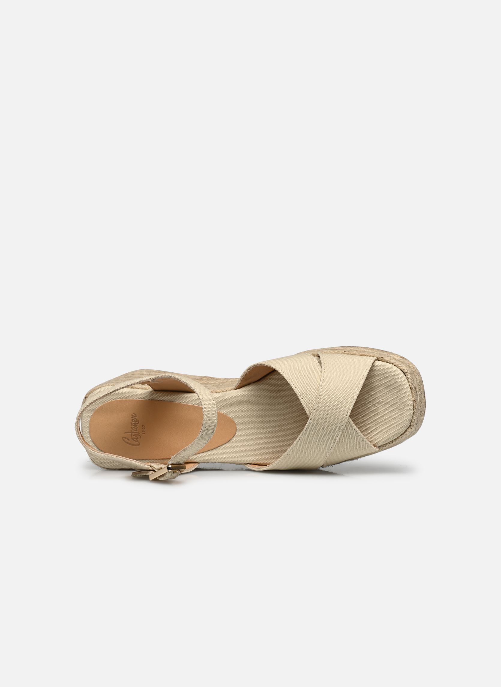 Espadrilles compensées et plateformes Thea femme beige Castaner Espadrilles compensées et plateformes Thea femme beige IVOIRE