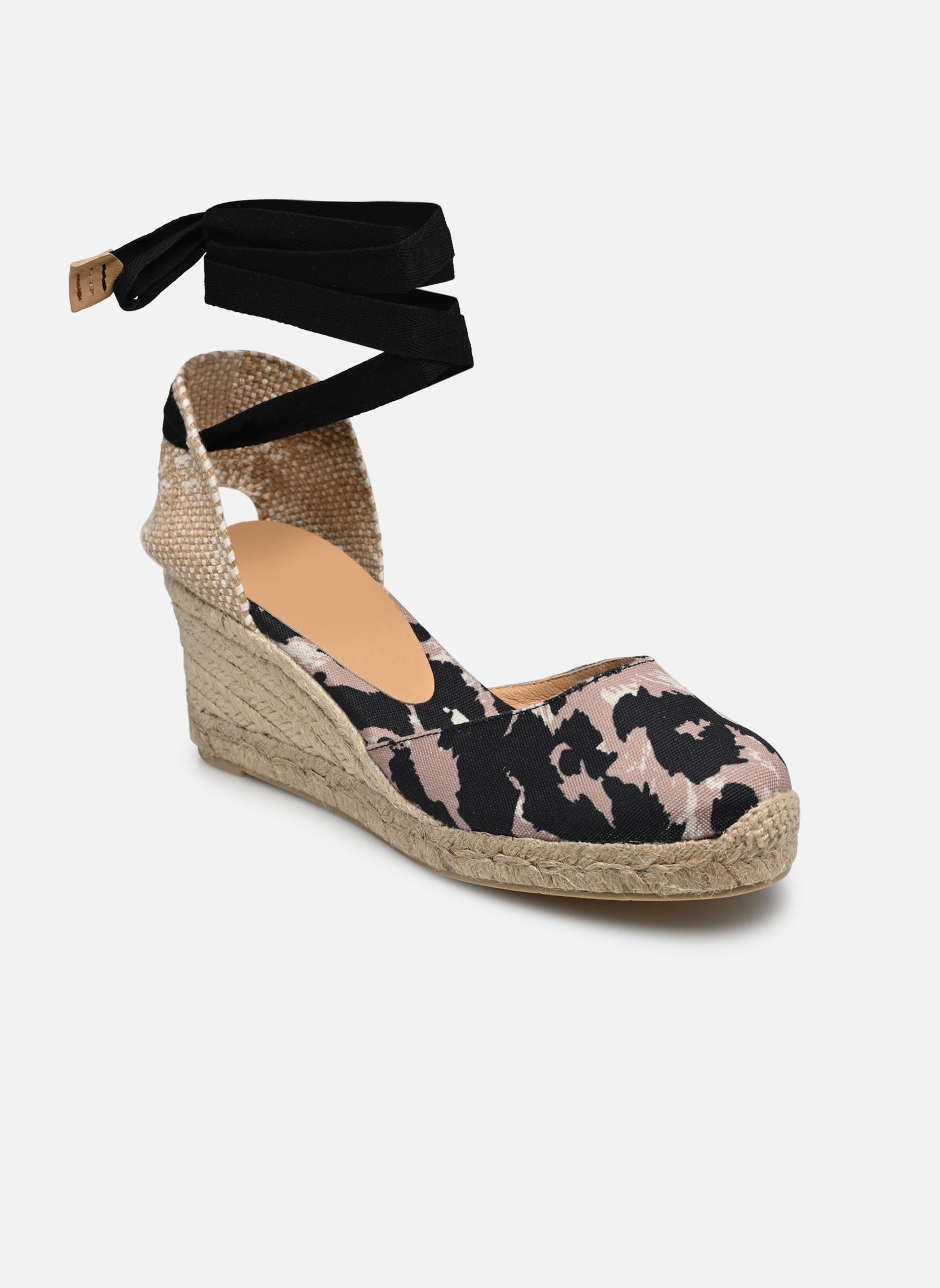 Espadrilles met sleehak en plateau CARINA X Diane Von Furstenberg H6 dames meerkleurig Castaner Espadrilles met sleehak en plateau CARINA X Diane Von Furstenberg H6 dames meerkleurig NATURAL NEGRO