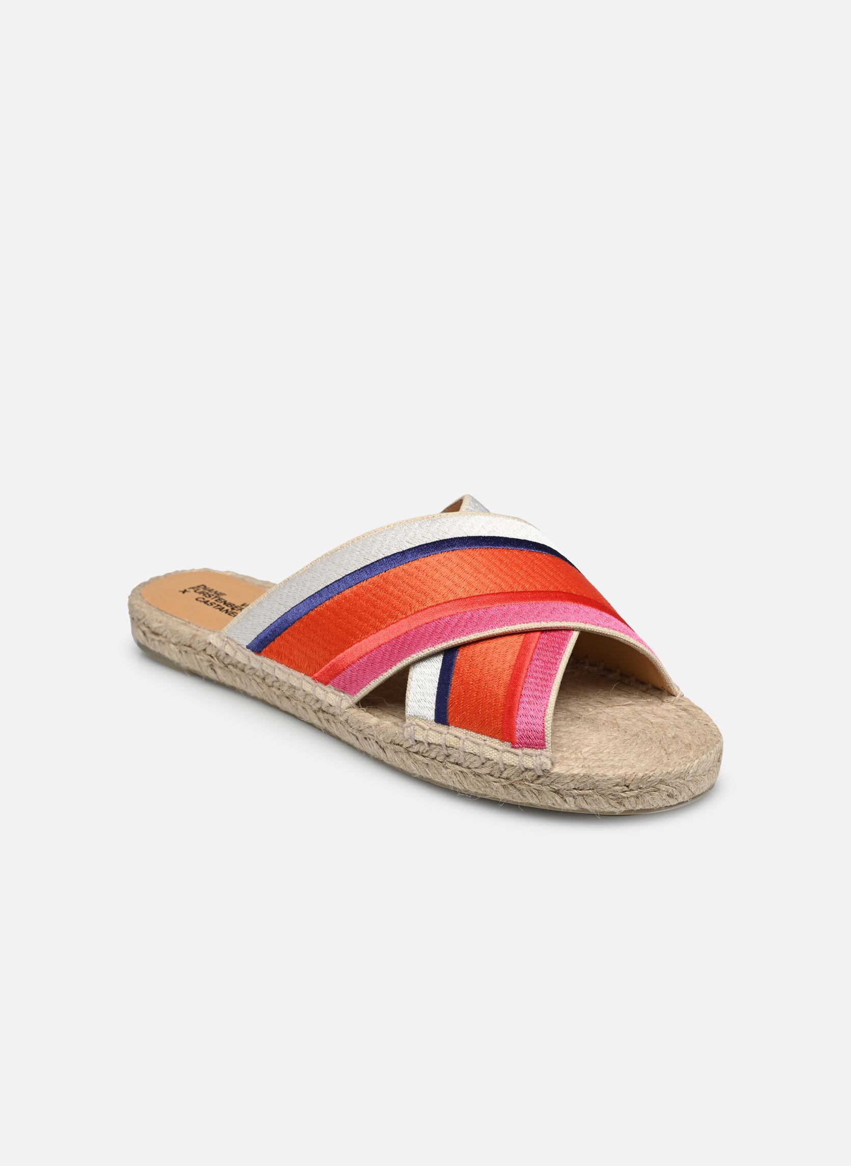 Pantoletten PAOS X Diane Von Furstenberg damen mehrfarbig Castaner Pantoletten PAOS X Diane Von Furstenberg damen mehrfarbig ROSA MULTICOLOR