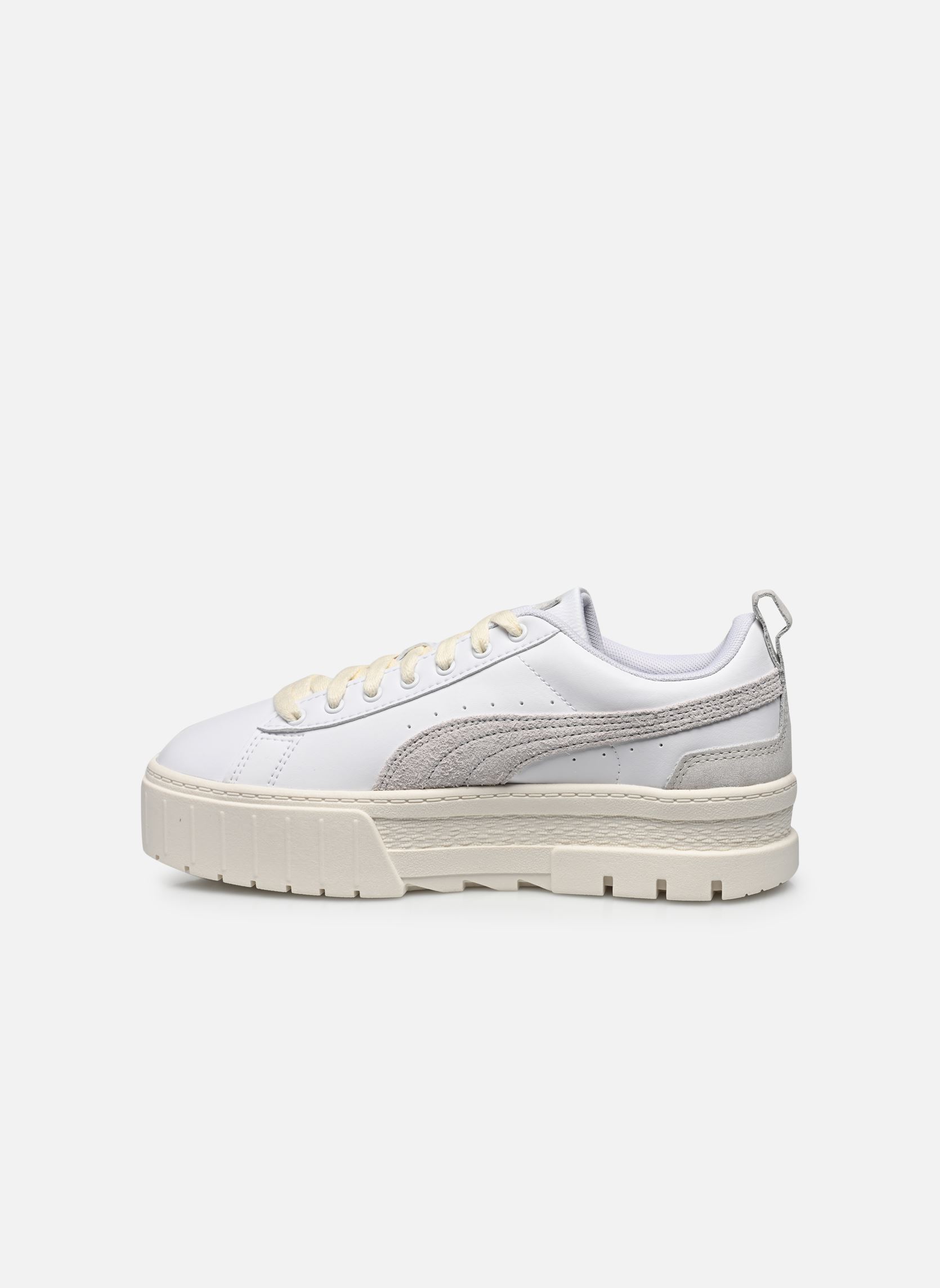 Niedrige Sneaker Mayze Thrifted Wns damen weiß Puma Niedrige Sneaker Mayze Thrifted Wns damen weiß PUMA WHITE