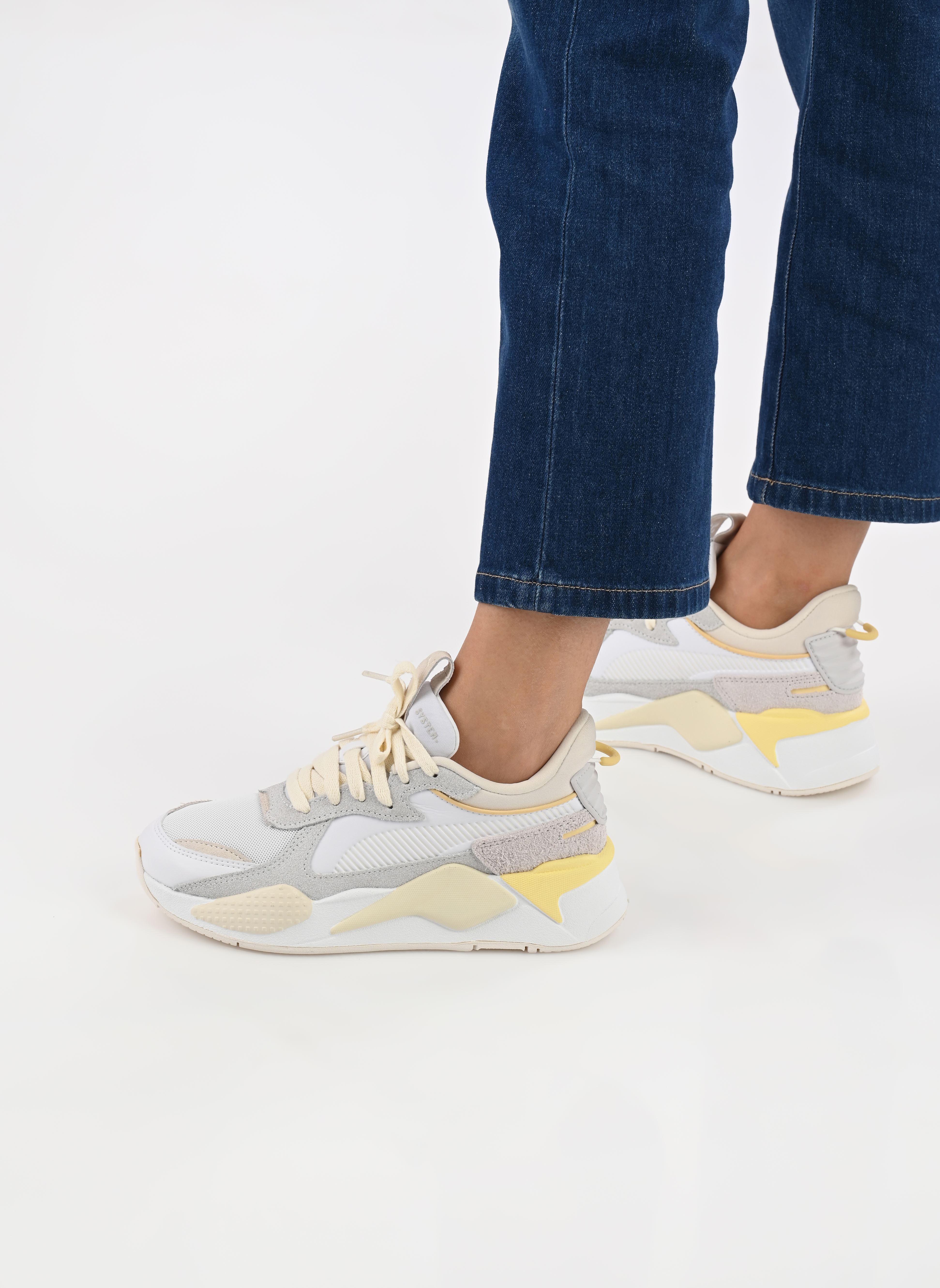 Baskets basses Rs-X Thrifted Wns femme blanc Puma Baskets basses Rs-X Thrifted Wns femme blanc PUMA WHITE-PRISTINE-FEATHER GR