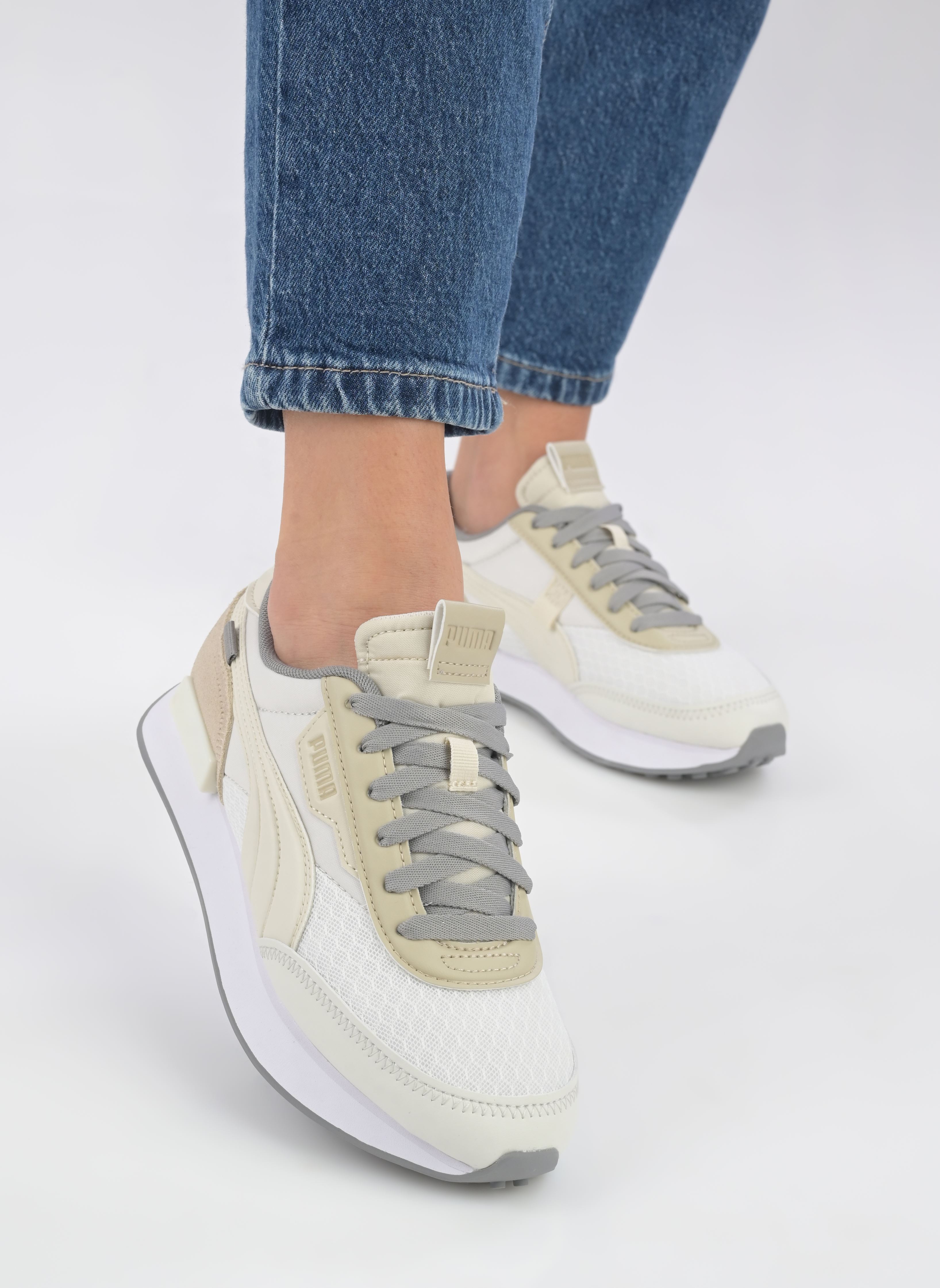 Baskets basses Future Rider Pastel Wns femme beige Puma Baskets basses Future Rider Pastel Wns femme beige WARM WHITE-VAPOR GRAY