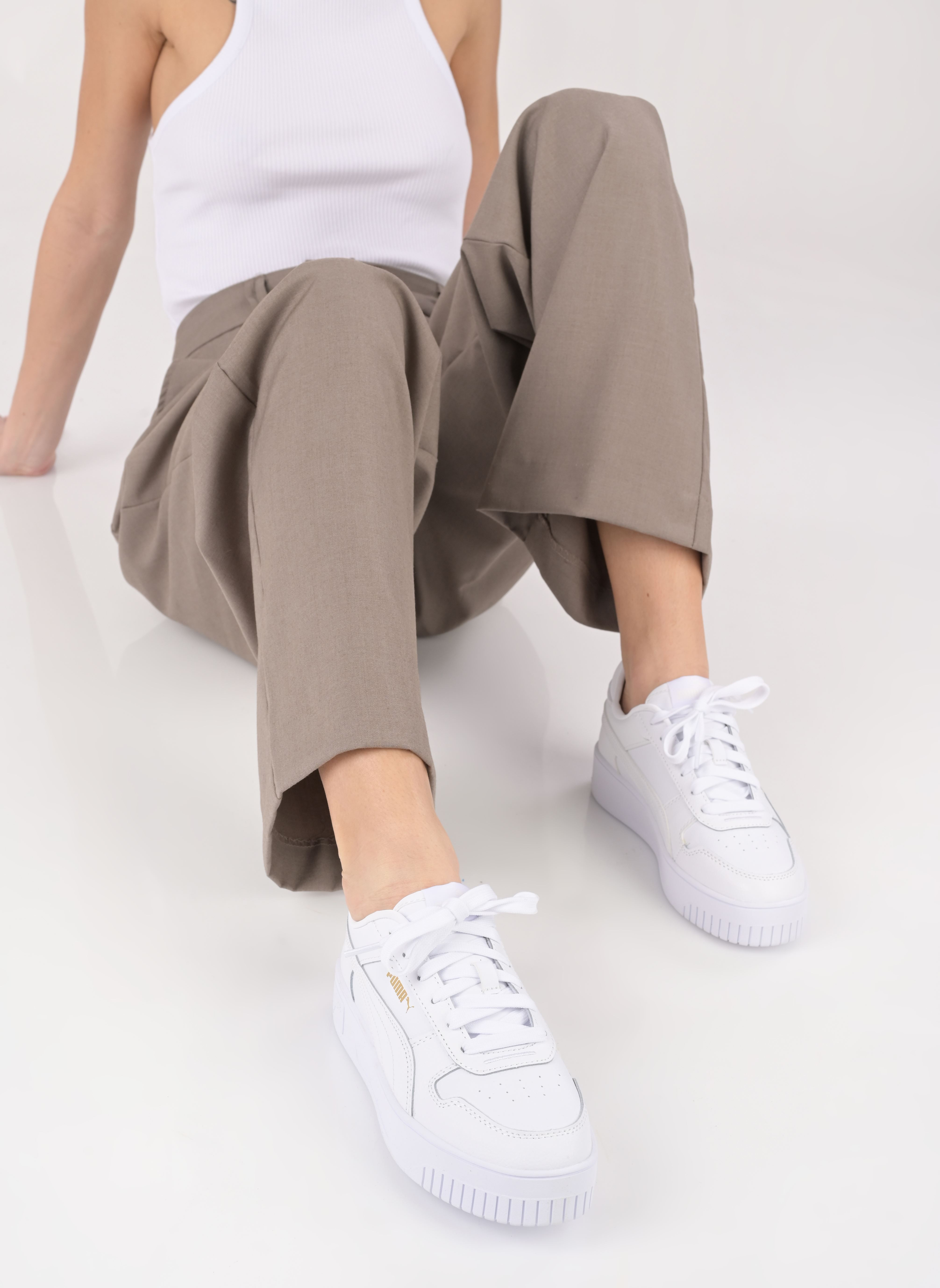 Baskets basses Carina Street Wns femme blanc Puma Baskets basses Carina Street Wns femme blanc PUMA White-PUMA White-PUMA Gol