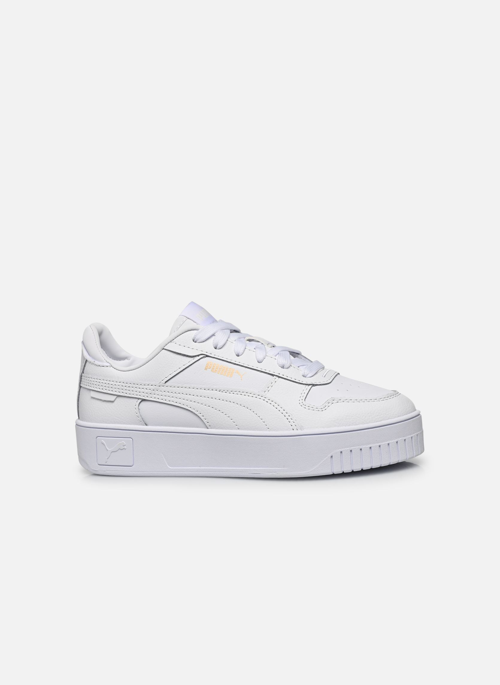 Baskets basses Carina Street Wns femme blanc Puma Baskets basses Carina Street Wns femme blanc PUMA White-PUMA White-PUMA Gol